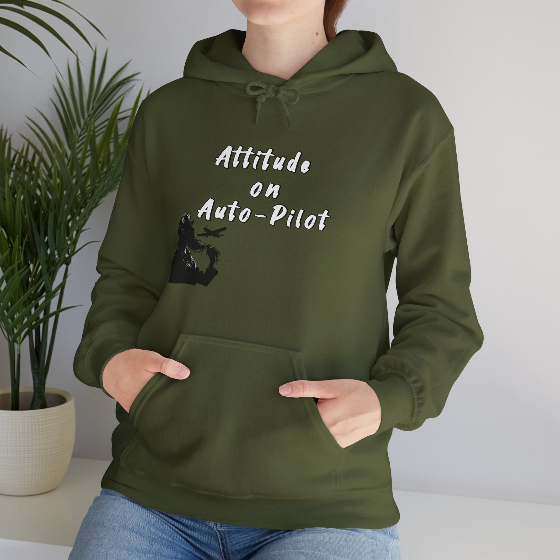 Female Pilot Hoodie. aviation. aviation gifts. gifts for pilots. attitude. graphic tee