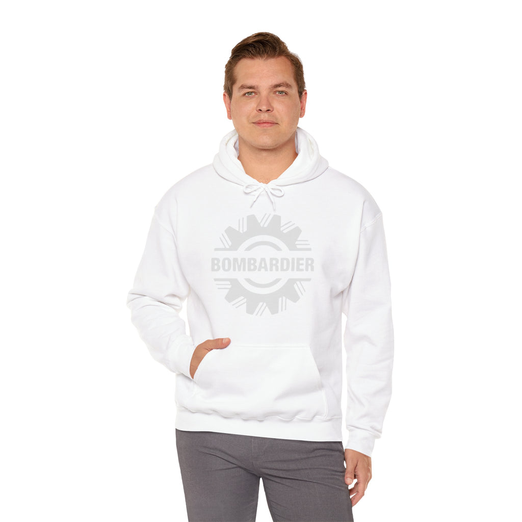 Bombardier hoodie. pilots aviation. (logo)