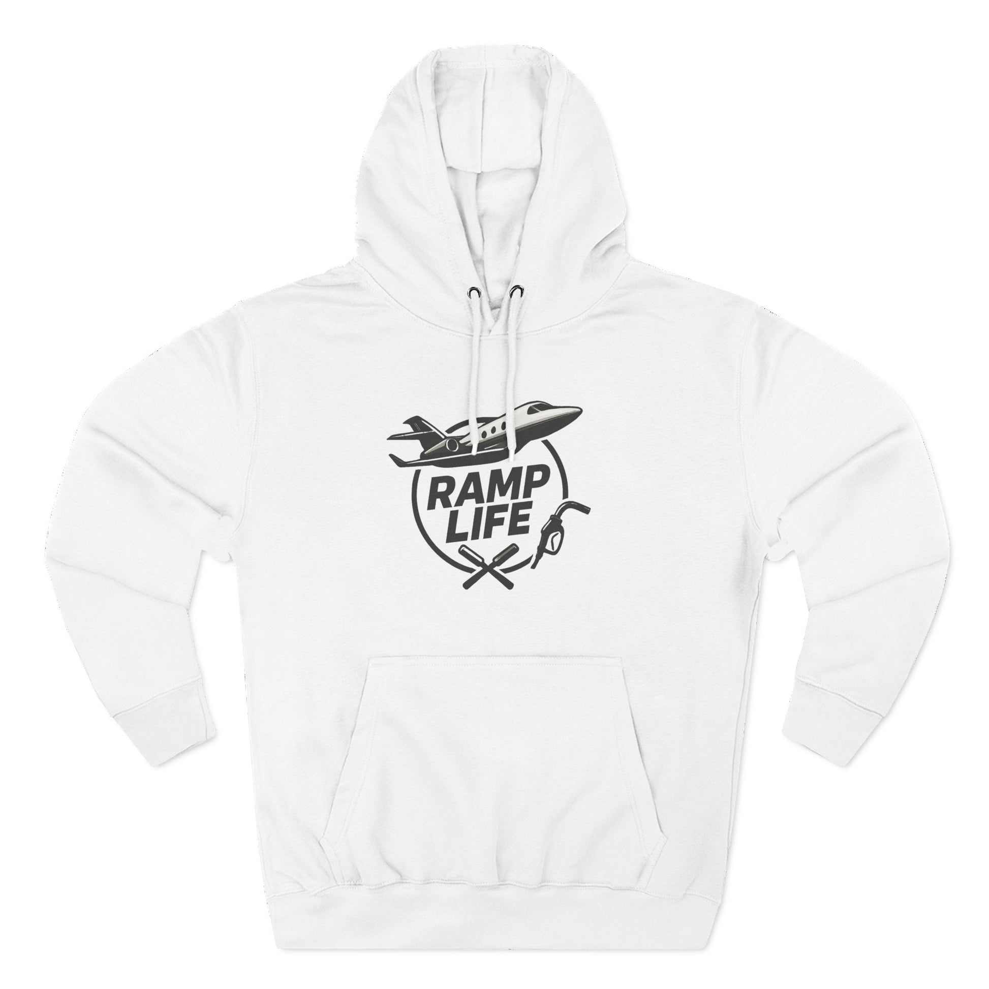 Ramp Life airplane logo Hoodie | aviation pilot Inspired design