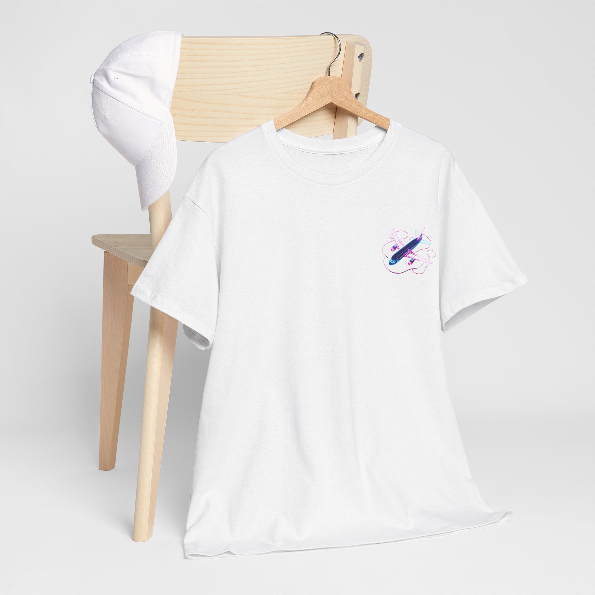 Neon Plane Quick Turns Tee