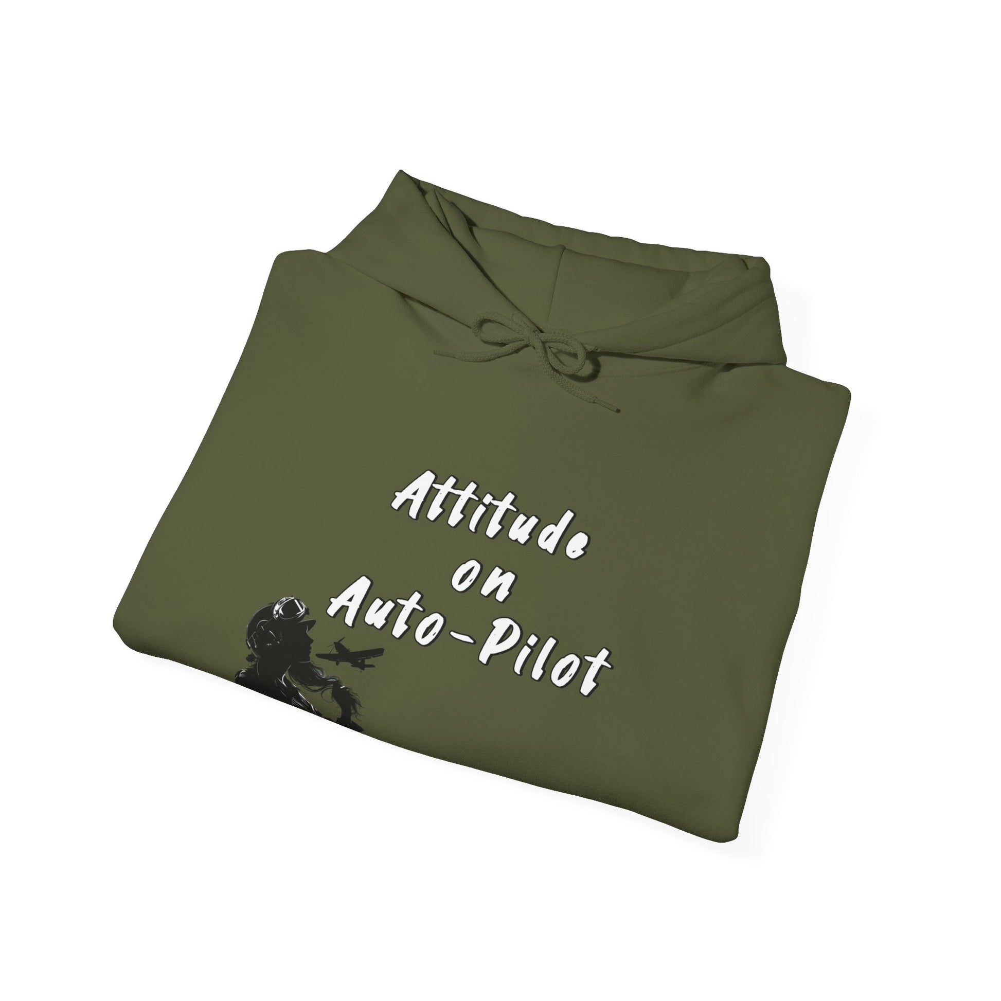 Female Pilot Hoodie. aviation. aviation gifts. gifts for pilots. attitude. graphic tee