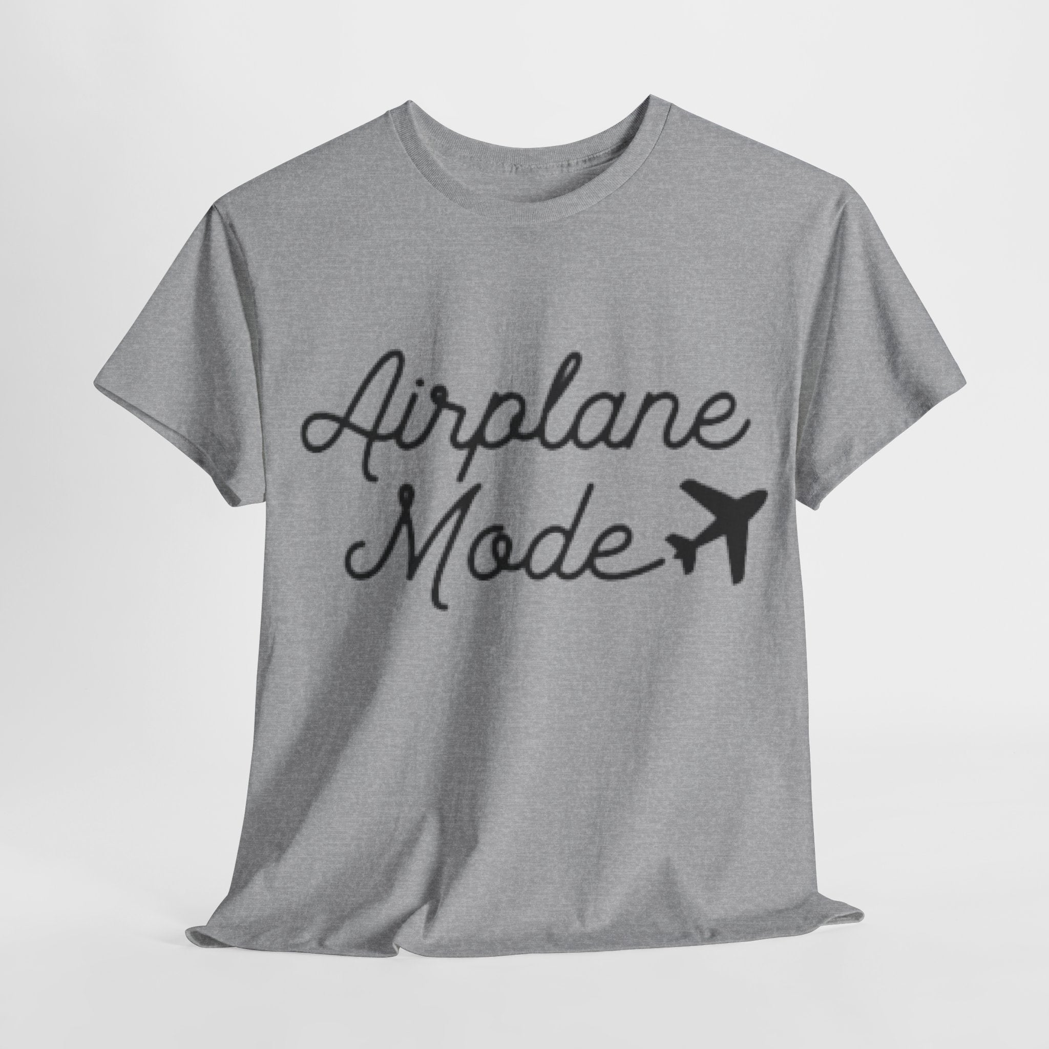 Airplane Mode Aviation Graphic Tee. gift for pilots. flight attendant. aviation lovers.