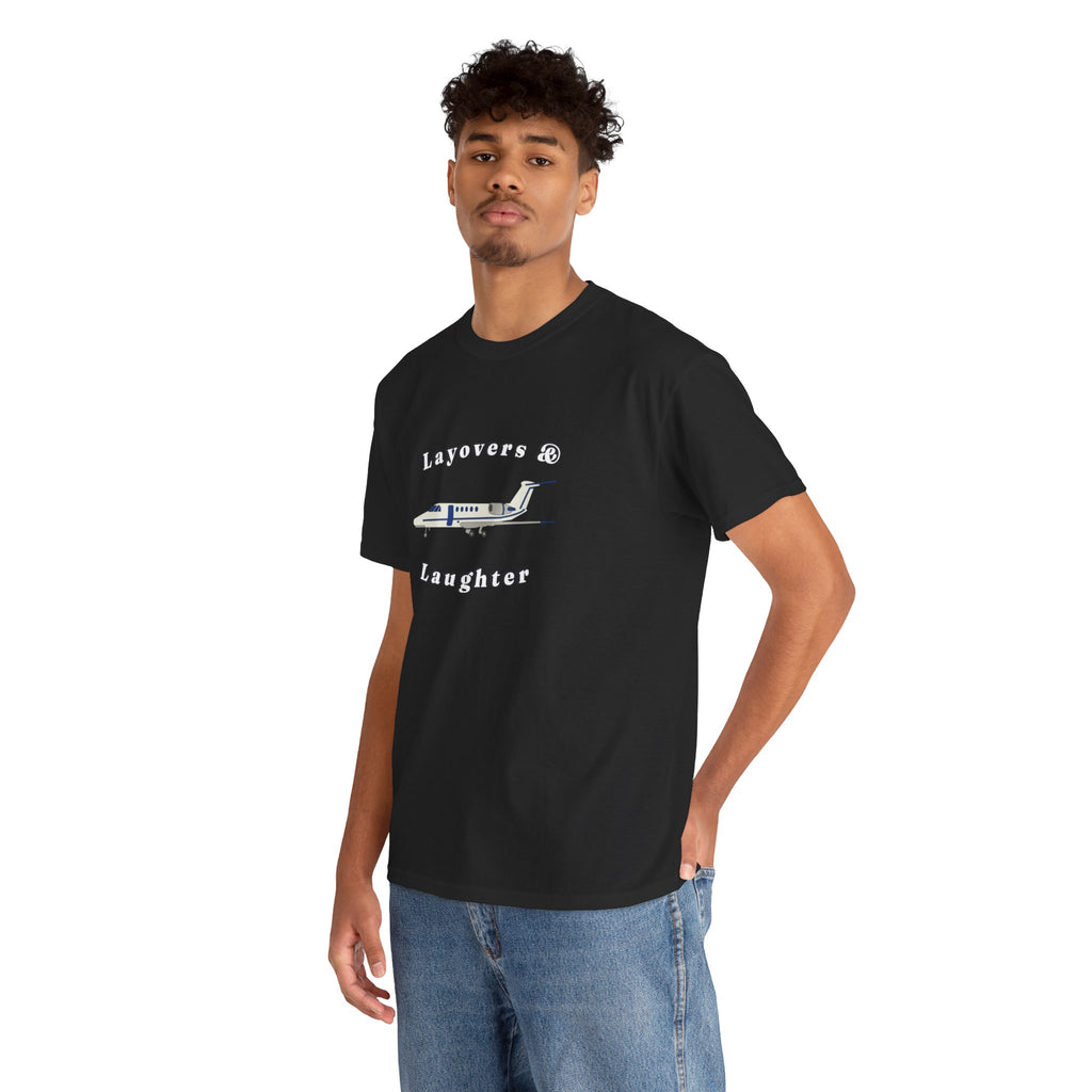 Layovers & Laughter. T-shirt. aviation. pilots. travel. shirt.
