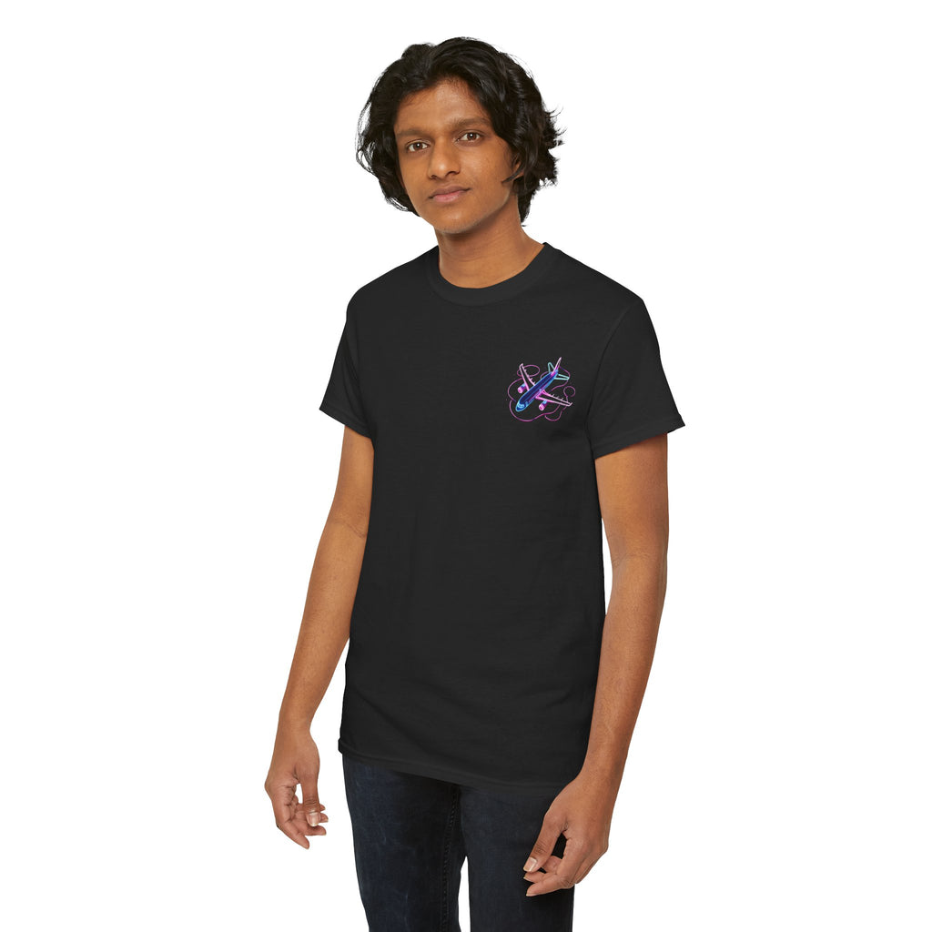 Neon Plane Quick Turns Tee