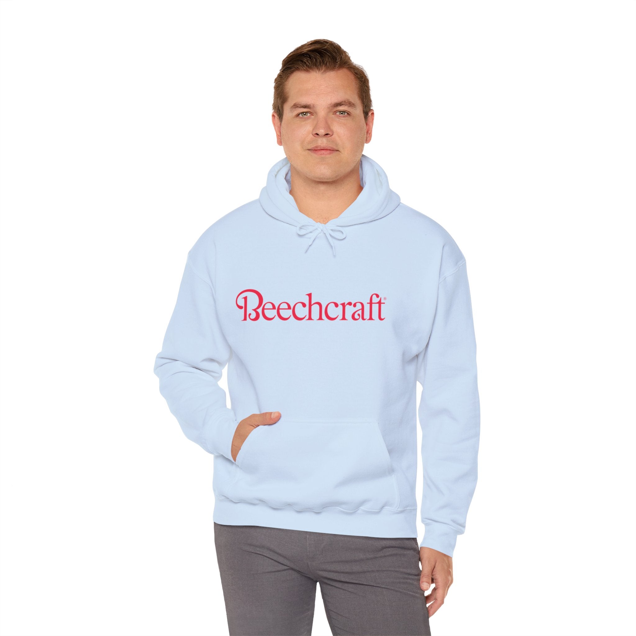 BEECHCRAFT. AVIATION HOODIE. gift for pilots. graphic design. (logo)