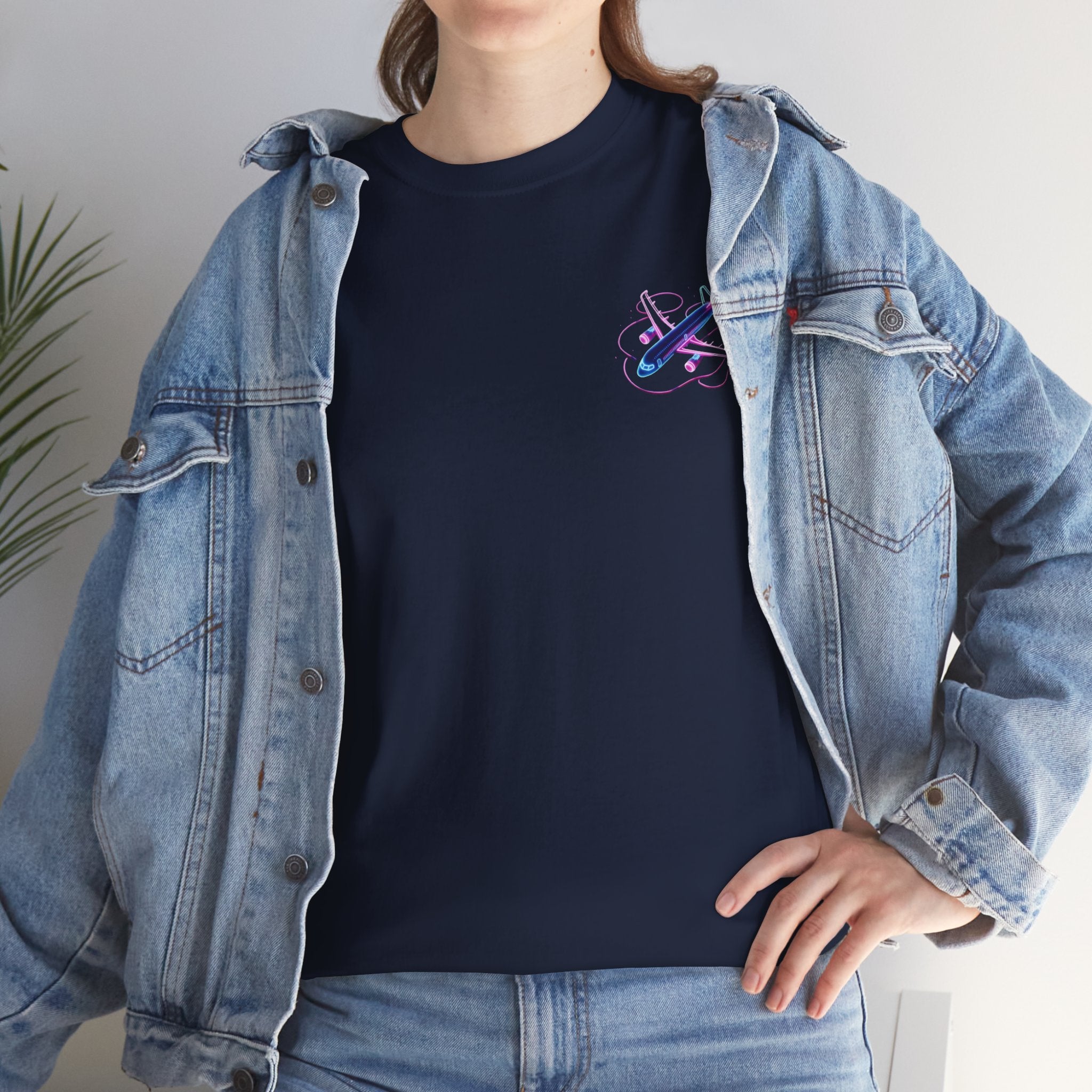Neon Plane Quick Turns Tee
