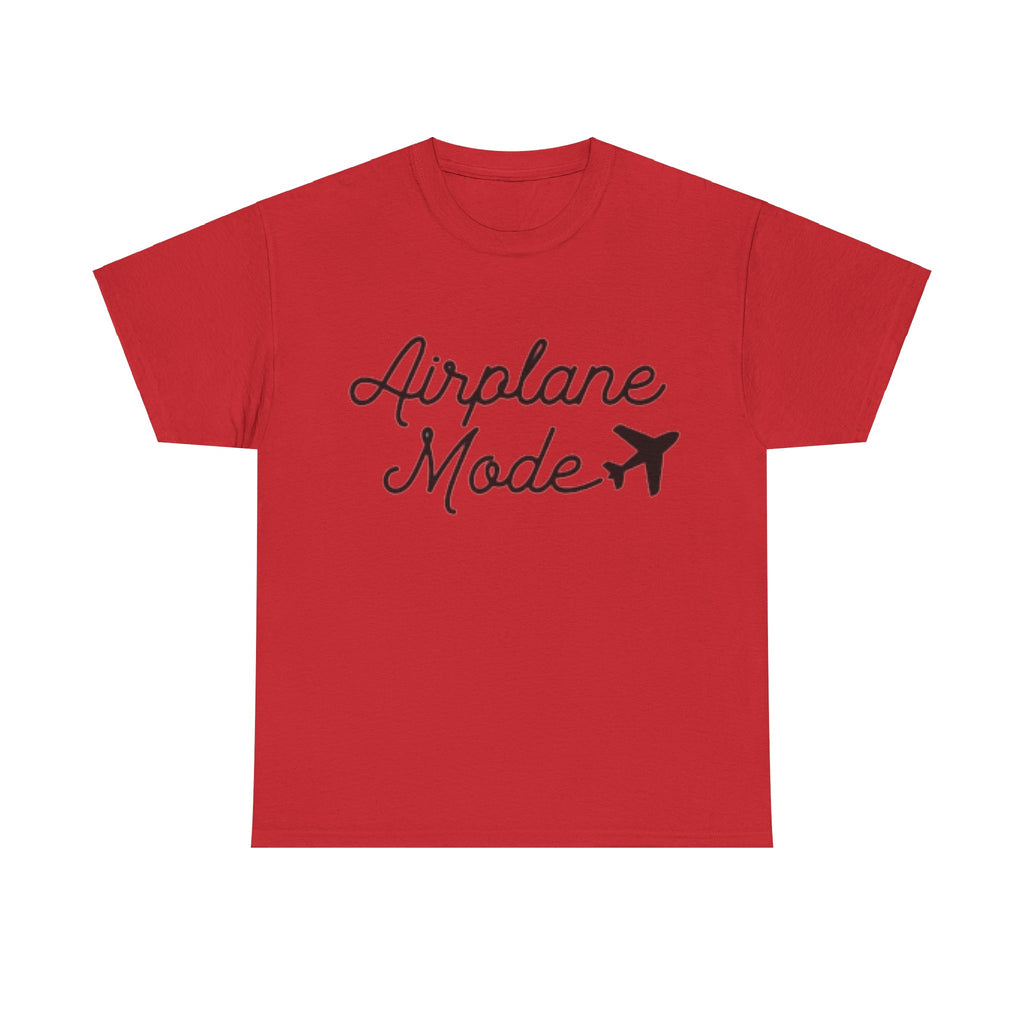 Airplane Mode Aviation Graphic Tee. gift for pilots. flight attendant. aviation lovers.