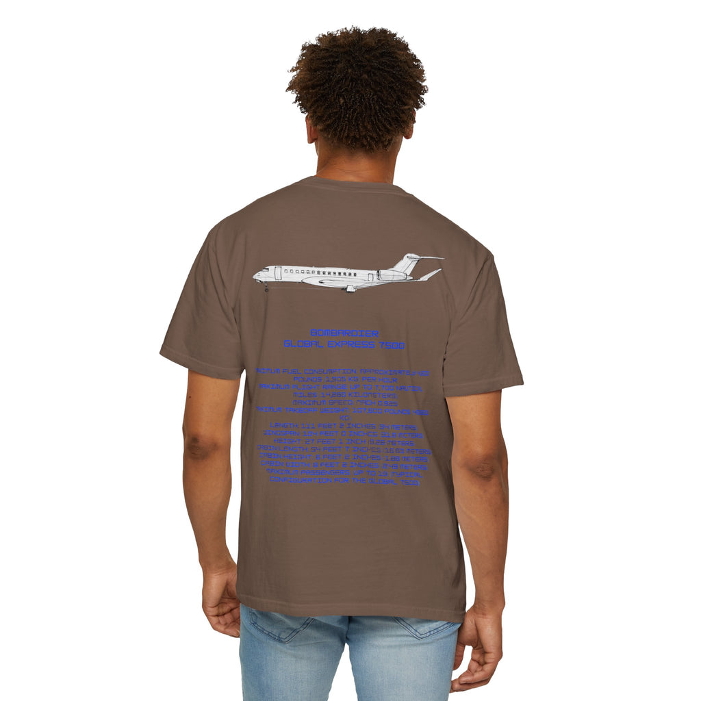 Global 7500 T-shirt. aviation. gift. pilot. jets. mens gifts. gifts for her