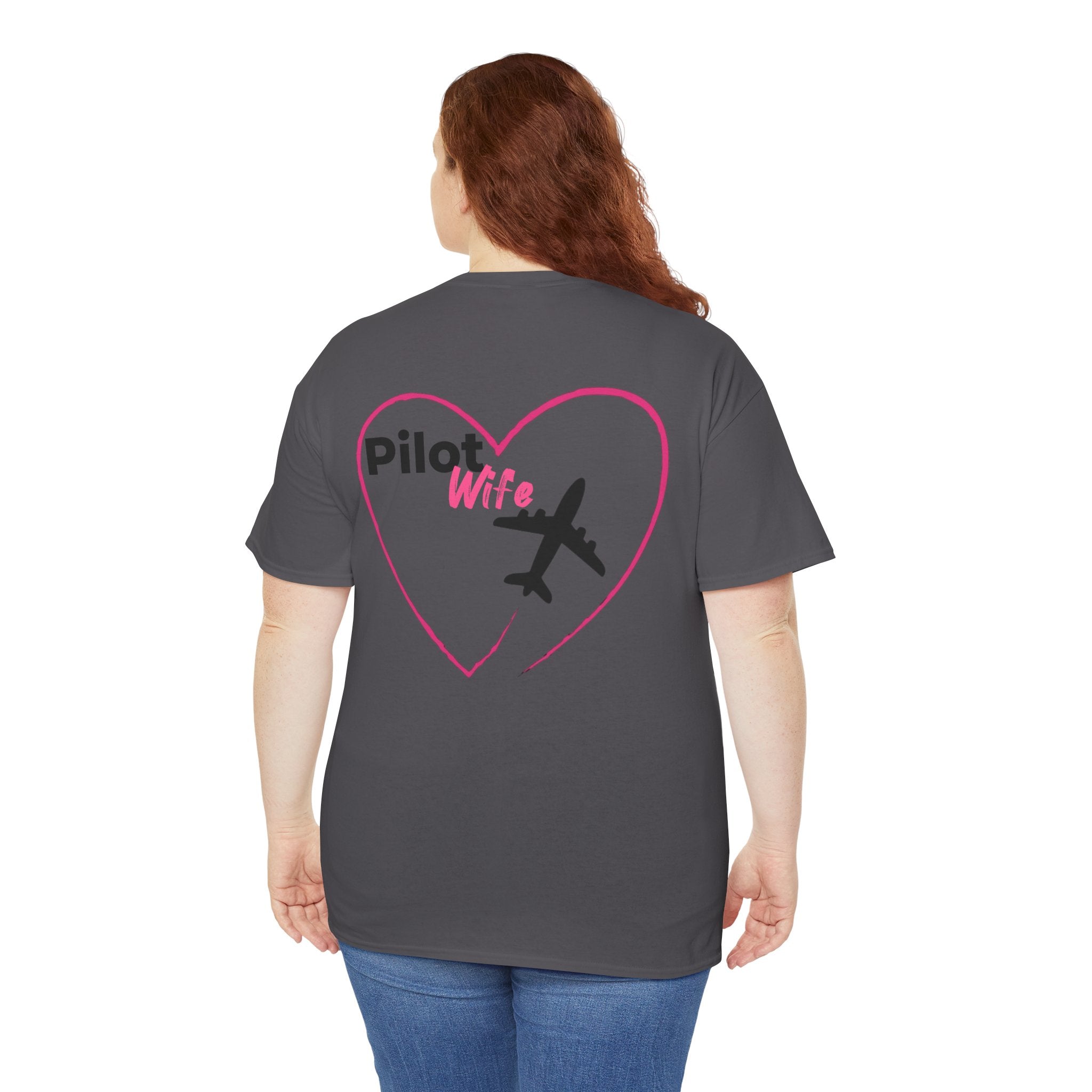 Pilot Wife t-shirt. pilots. gifts. for her. aviation. planes. pilot. anniversary.