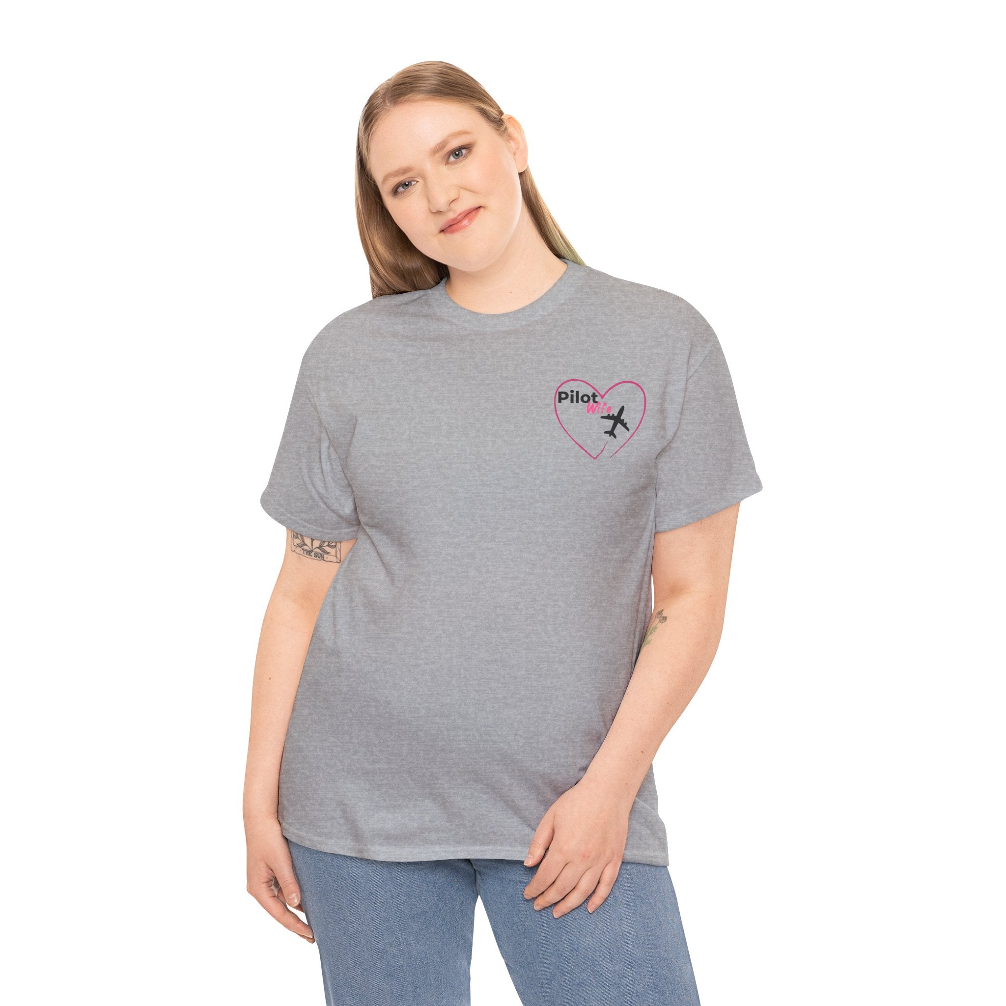 Pilot Wife t-shirt. pilots. gifts. for her. aviation. planes. pilot. anniversary.