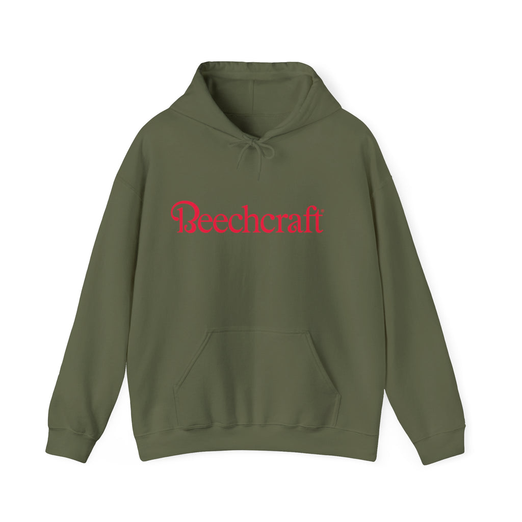 BEECHCRAFT. AVIATION HOODIE. gift for pilots. graphic design. (logo)