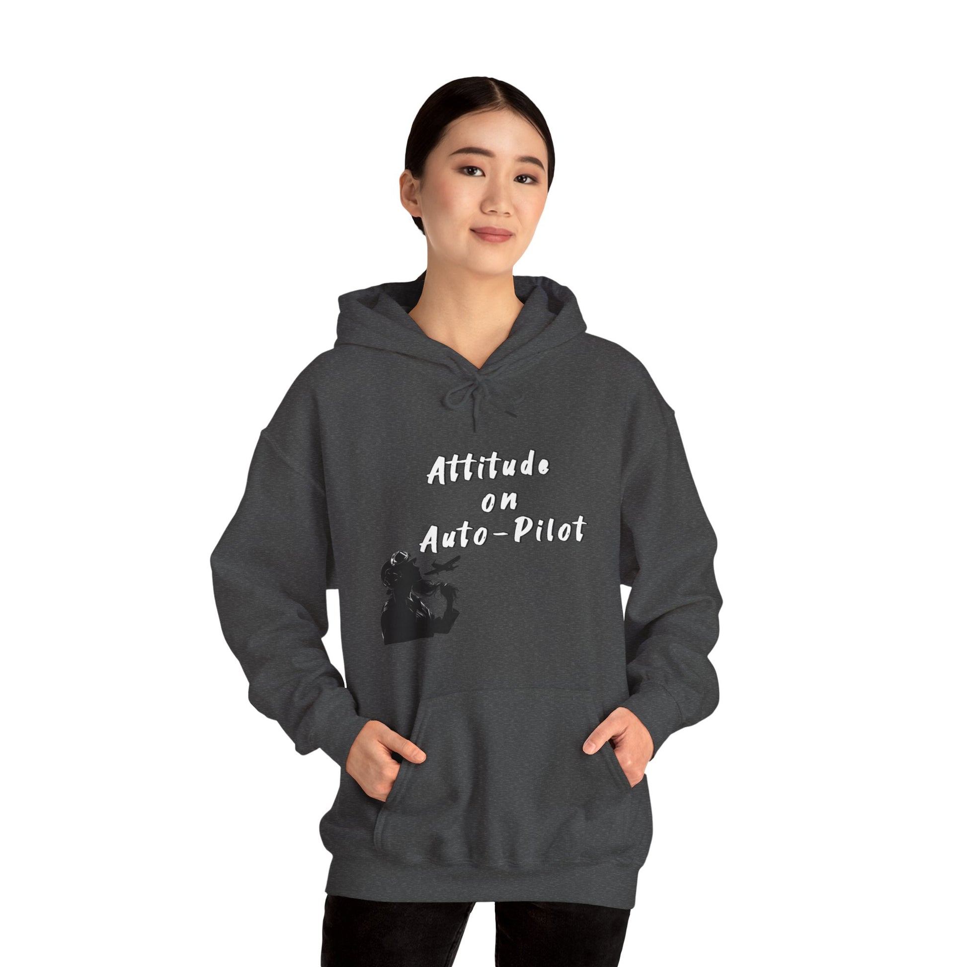 Female Pilot Hoodie. aviation. aviation gifts. gifts for pilots. attitude. graphic tee
