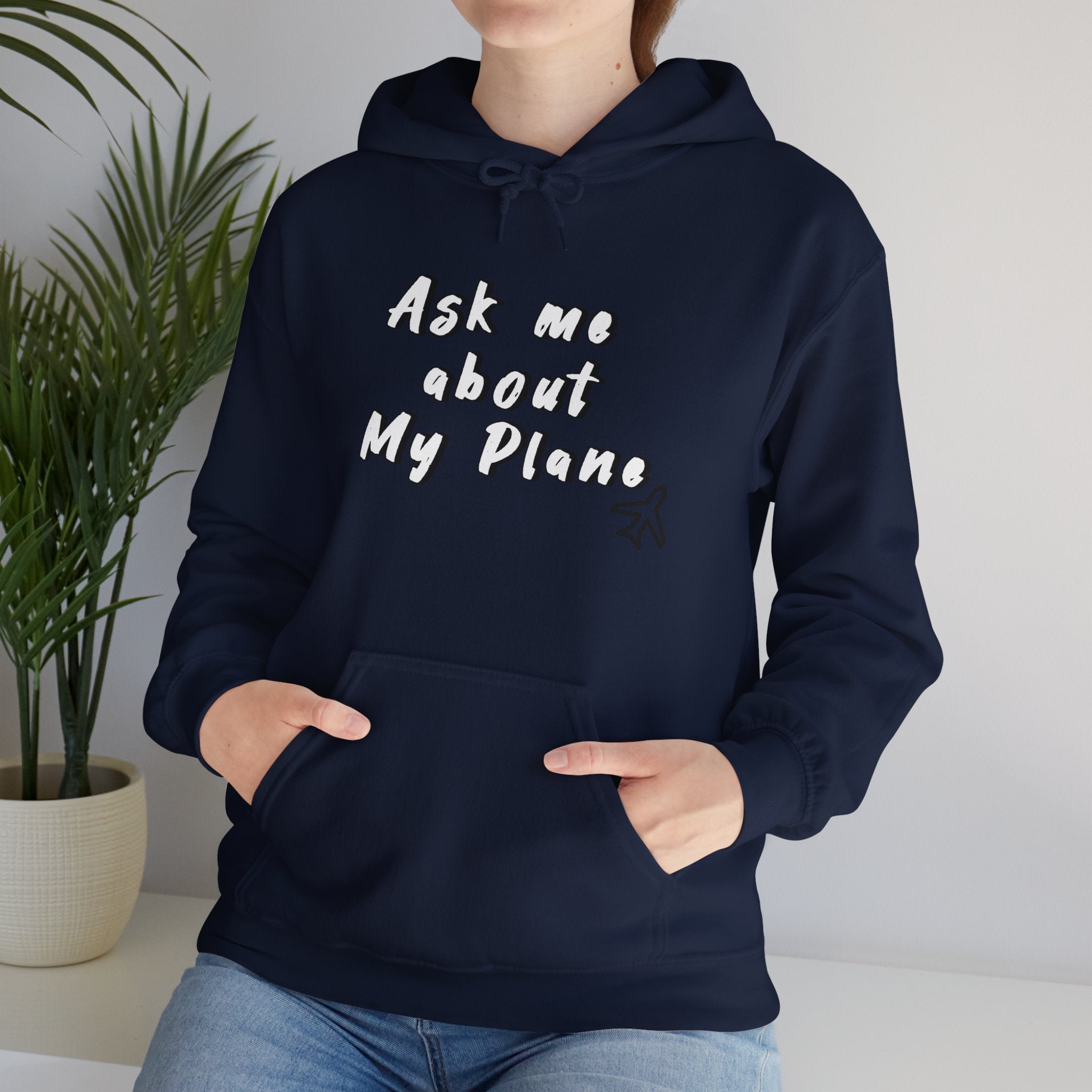Hoodie For Pilots. Ask me about My Plane!. gift for pilots. aviation. aviation gifts. graphic design