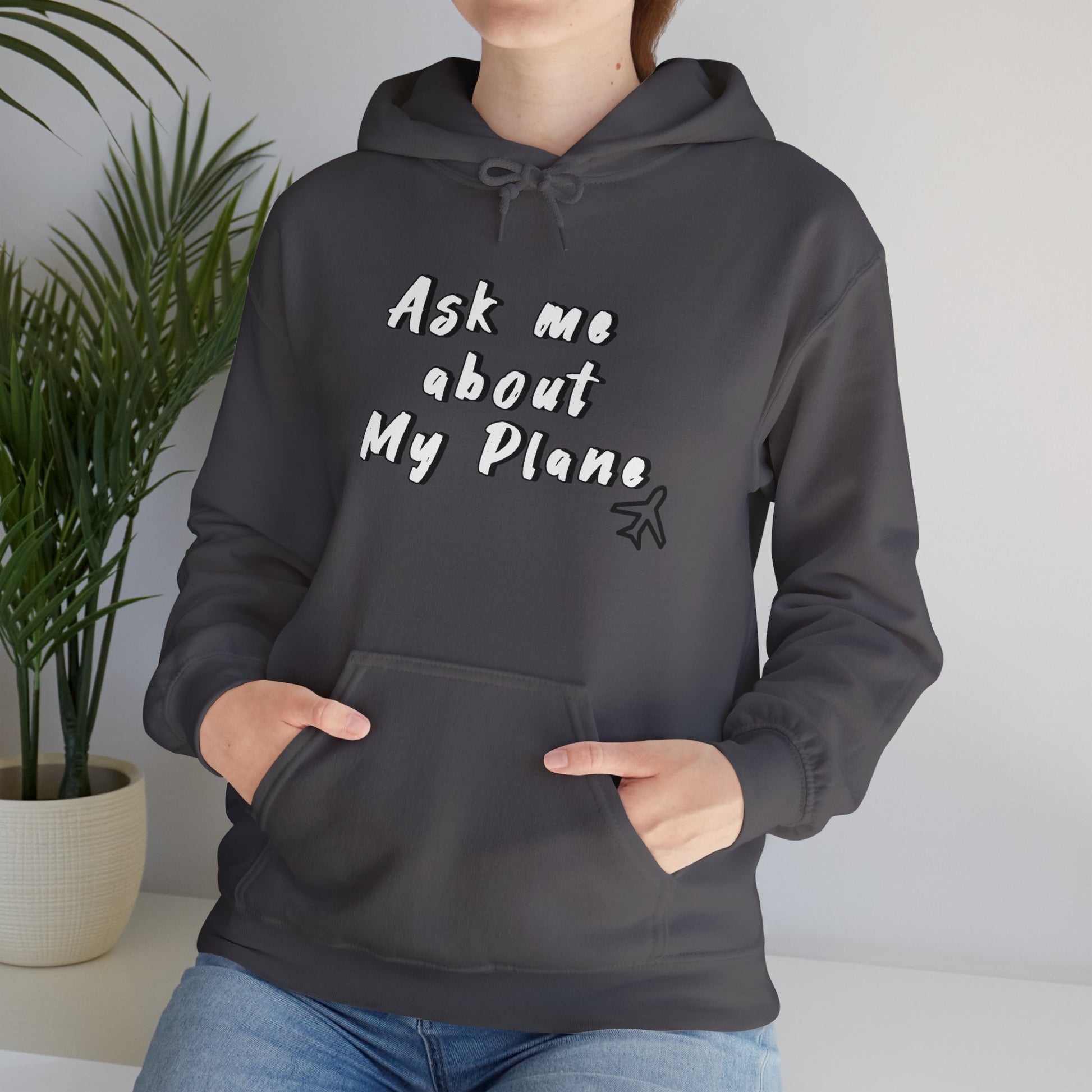 Hoodie For Pilots. Ask me about My Plane!. gift for pilots. aviation. aviation gifts. graphic design