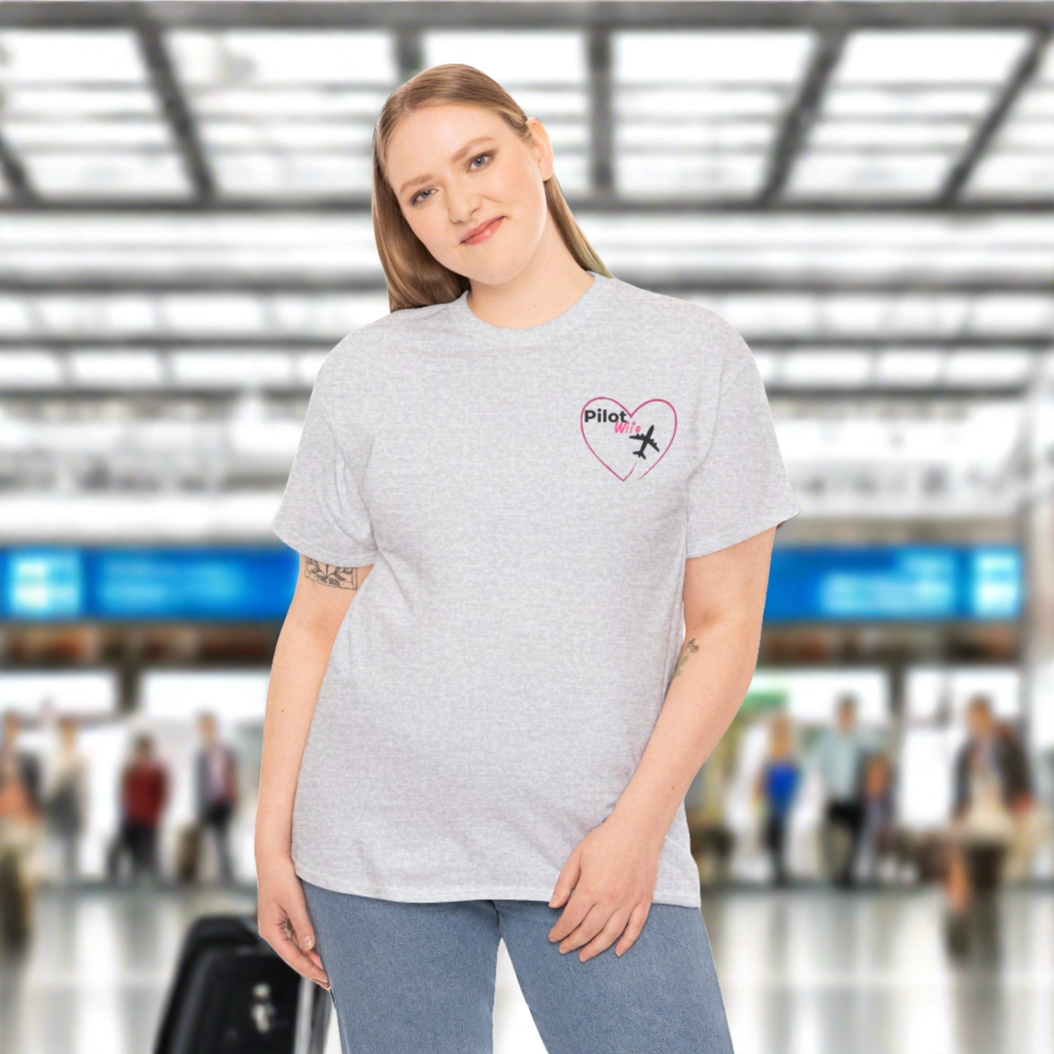 Pilot Wife t-shirt. pilots. gifts. for her. aviation. planes. pilot. anniversary.