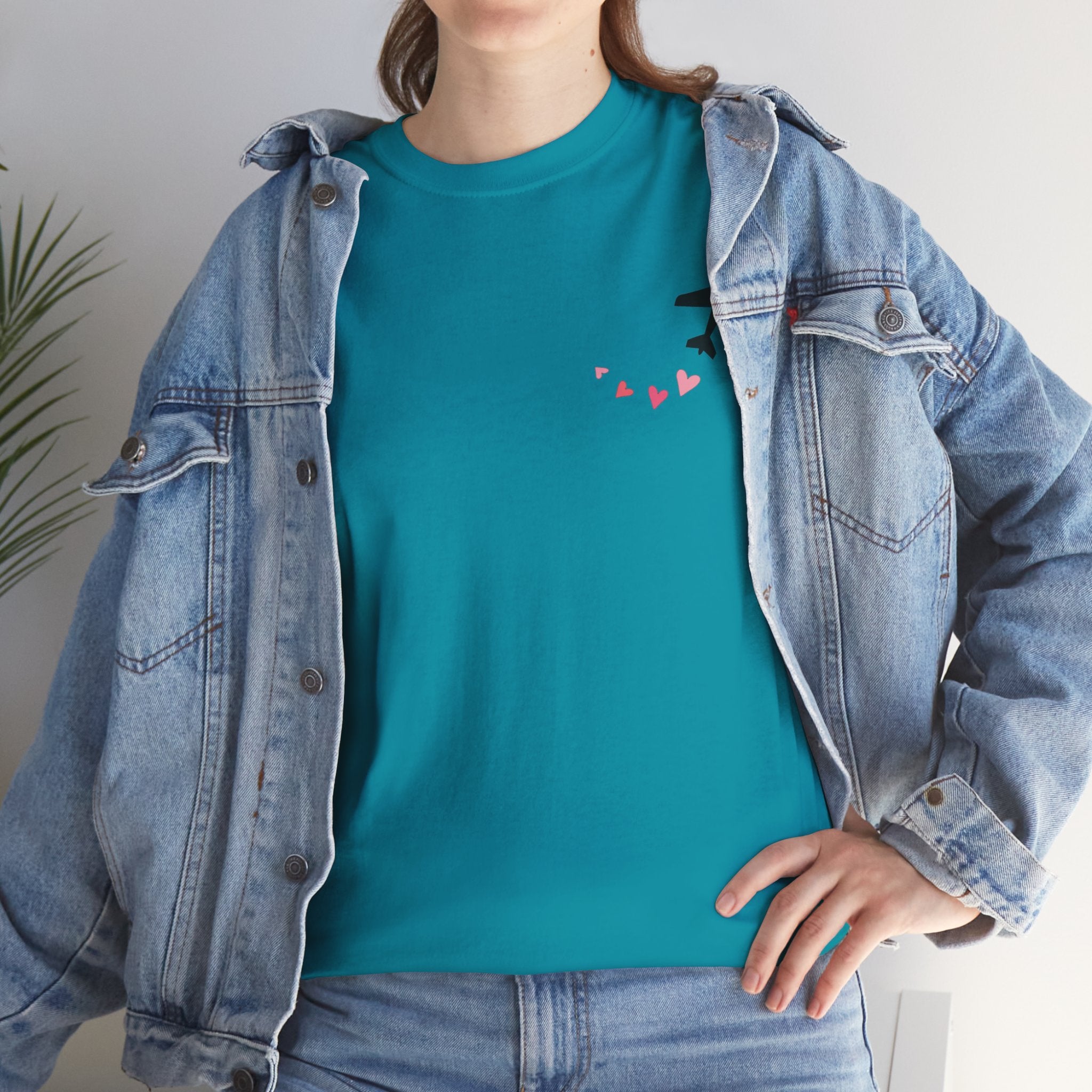 LOVE CHEMTRAILS. aviation t-shirt. pilots. love. hearts