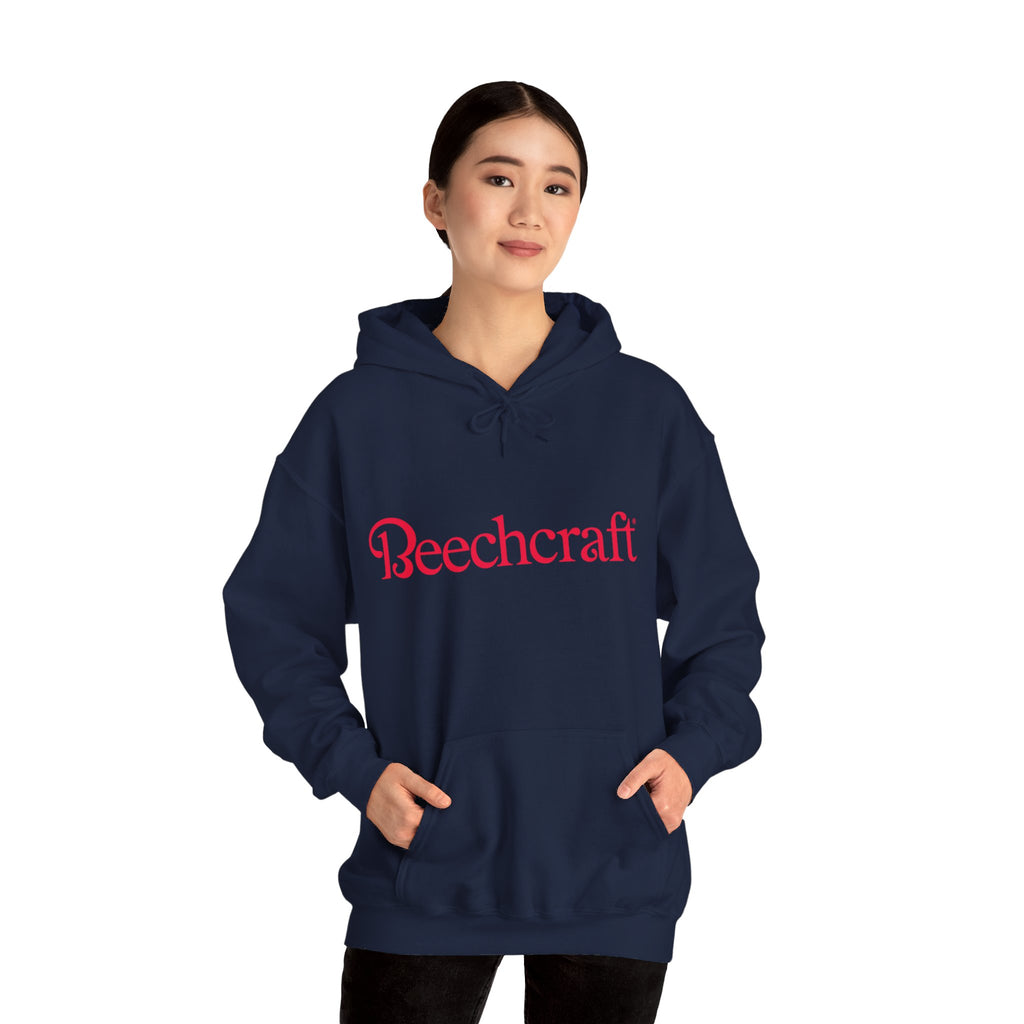 BEECHCRAFT. AVIATION HOODIE. gift for pilots. graphic design. (logo)