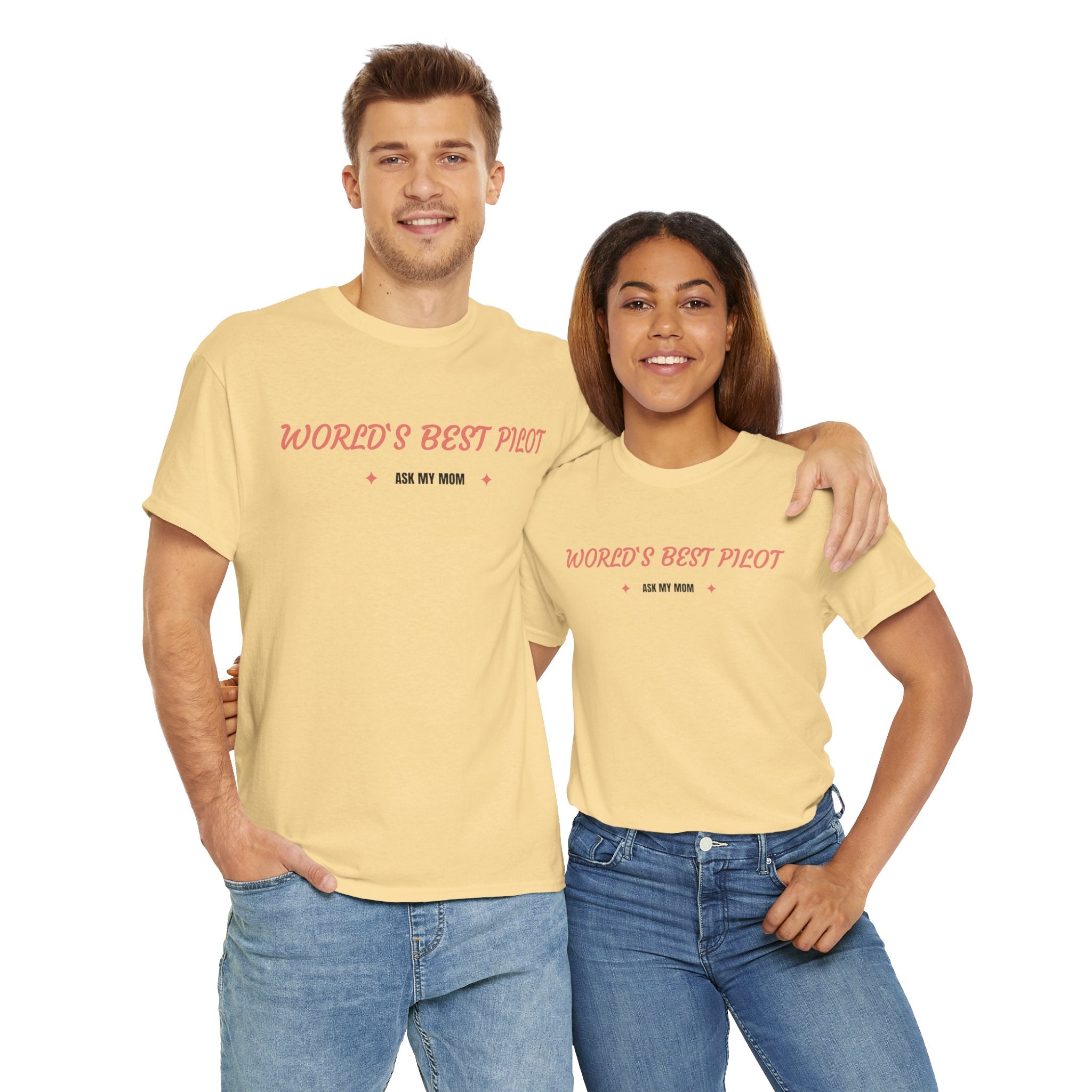 Worlds best Pilot. ask my mom. t-shirt. aviation. mothers. pilots. travel. graphic tee.