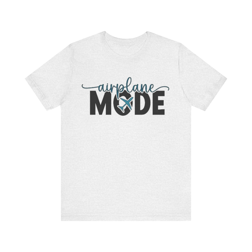 Airplane Mode Aviation Tee. gift for pilots. aviation lovers