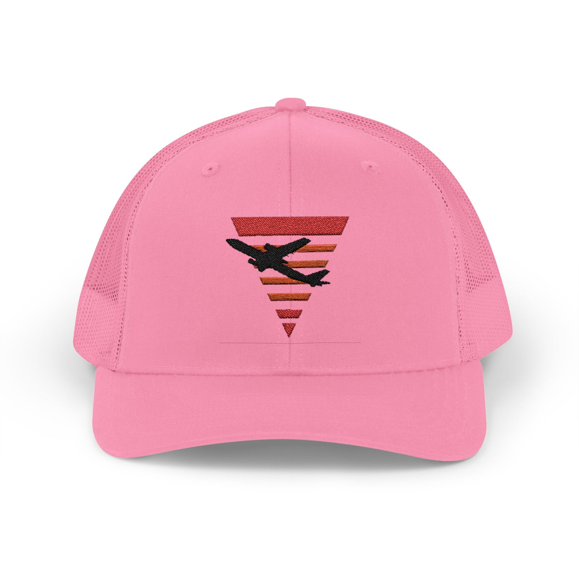 Tornado Pilot Snapback Trucker Cap — Vintage Stormy Sky Embroidered Logo