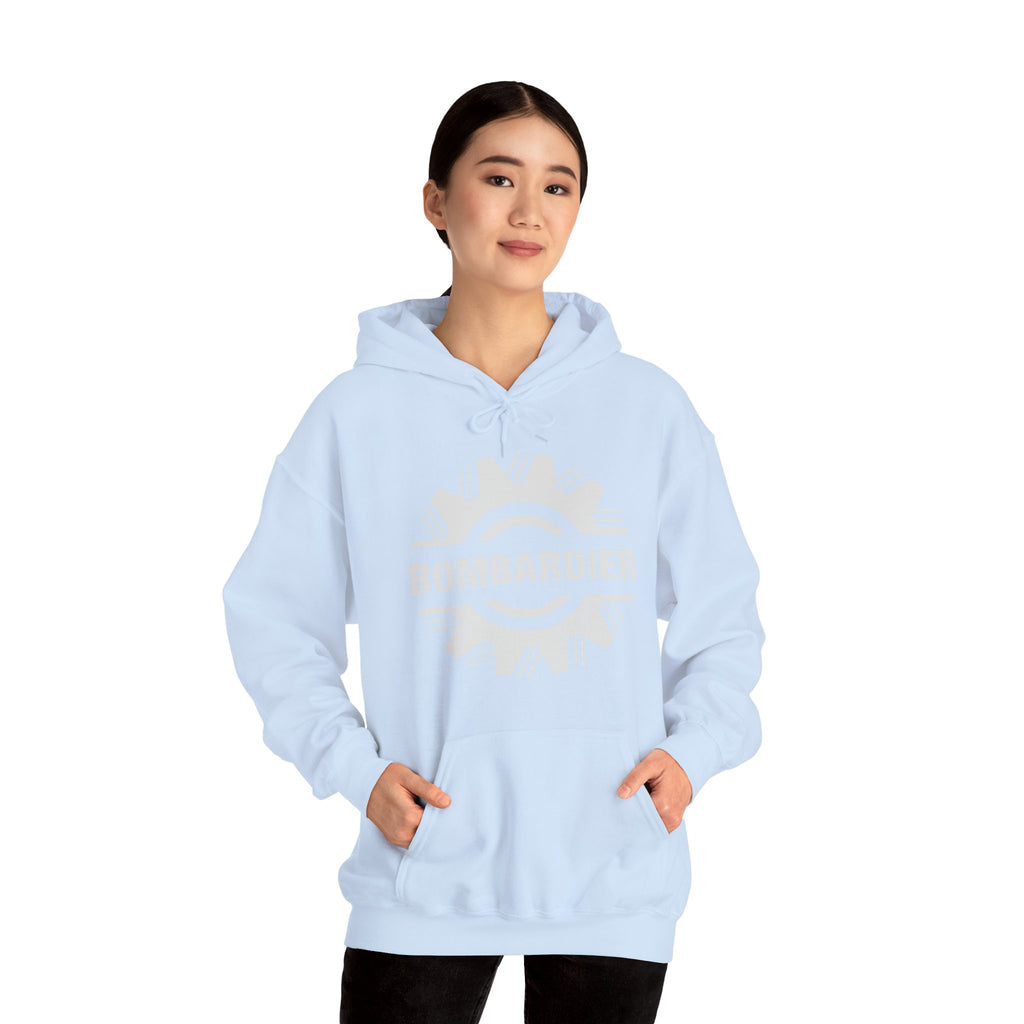 Bombardier hoodie. pilots aviation. (logo)
