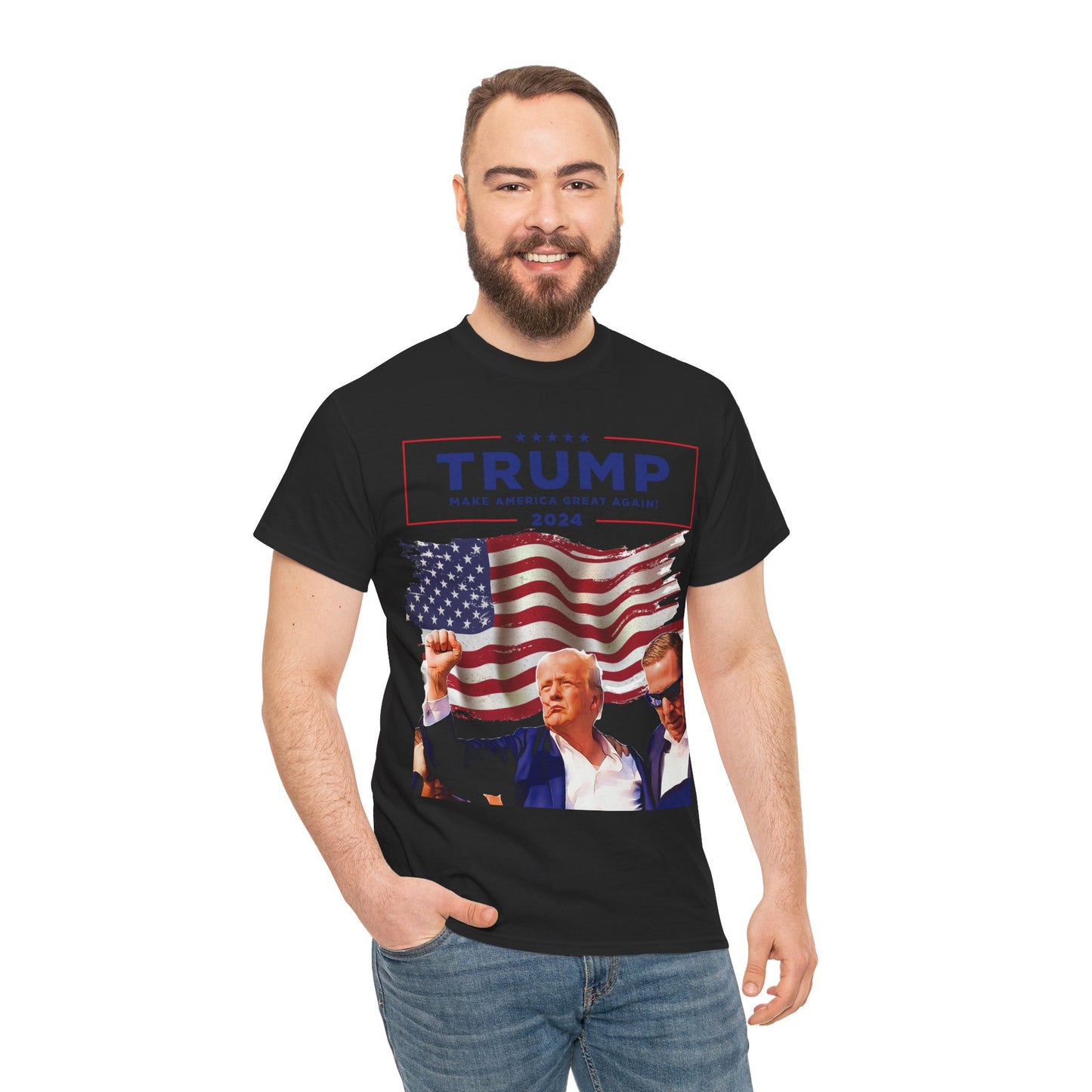 TRUMP Survival 2024 graphic tee. trump 2024. political humor. politics. gifts for him. gifts for patriots.