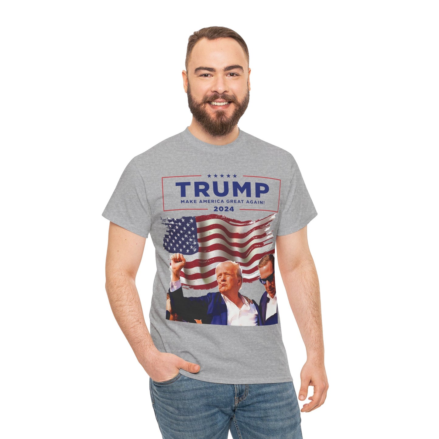 TRUMP Survival 2024 graphic tee. trump 2024. political humor. politics. gifts for him. gifts for patriots.