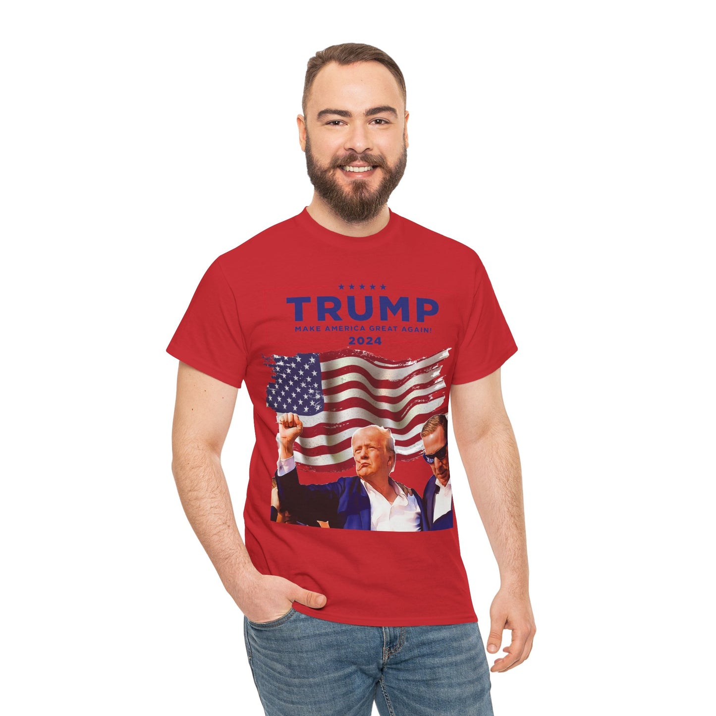 TRUMP Survival 2024 graphic tee. trump 2024. political humor. politics. gifts for him. gifts for patriots.