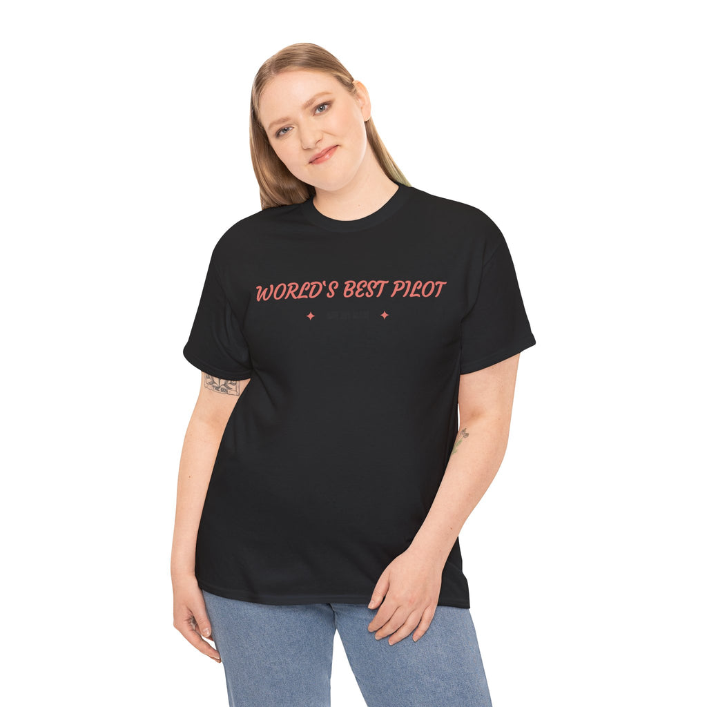 Worlds best Pilot. ask my mom. t-shirt. aviation. mothers. pilots. travel. graphic tee.