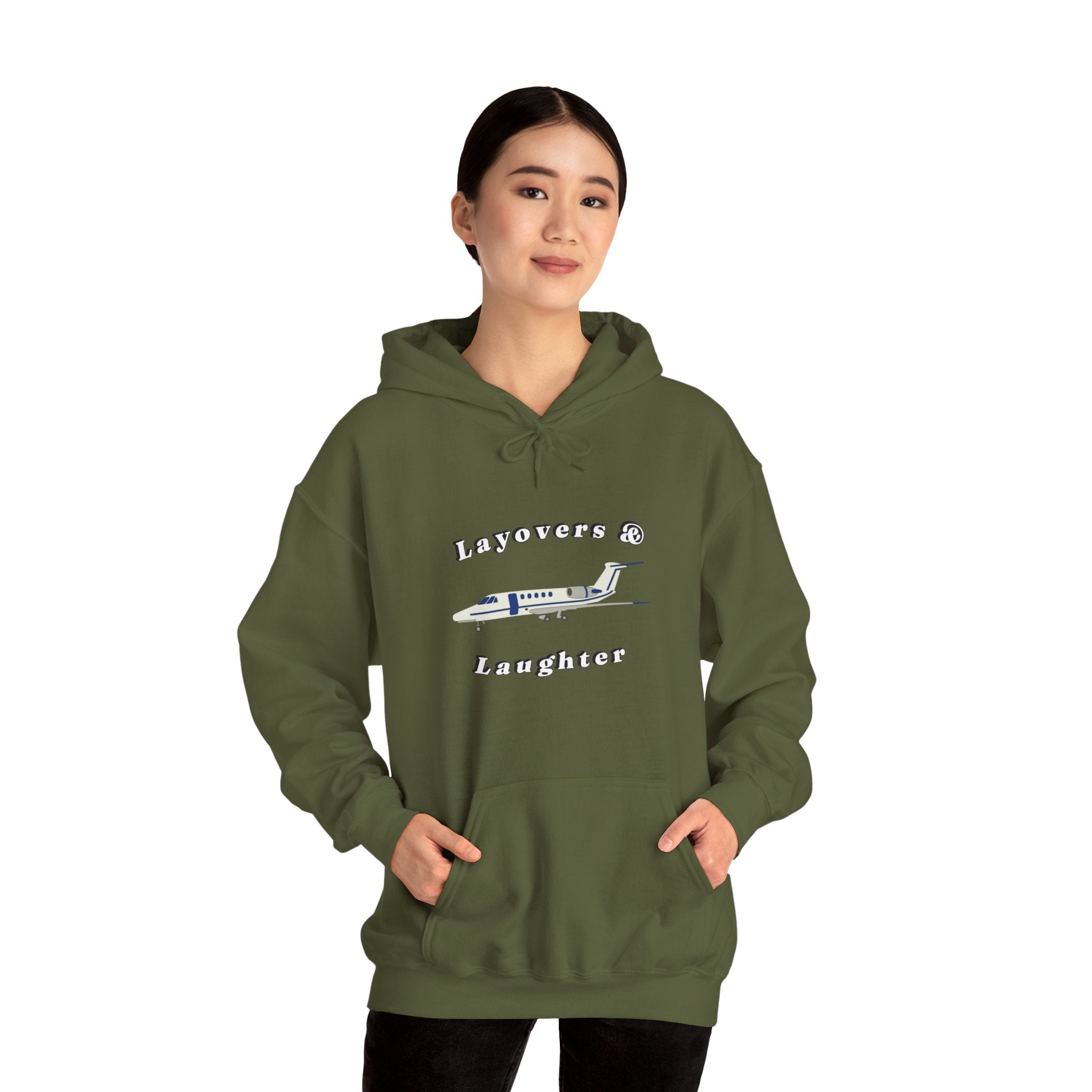Hoodie for Pilots, layovers & laughter, gifts for pilots, travel, aviation gifts, aviation, planes