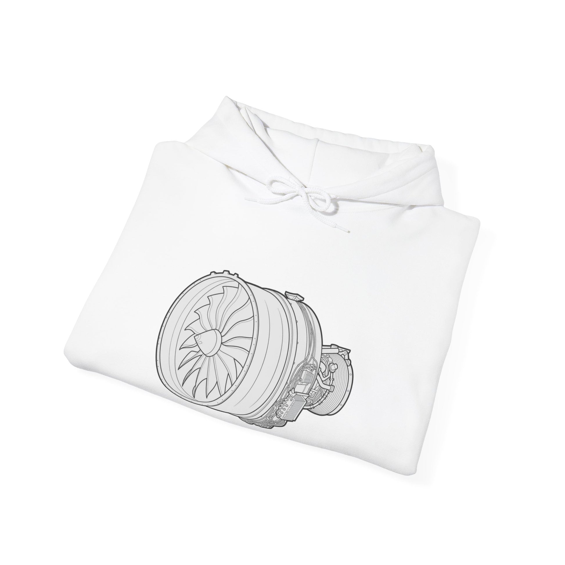 Turbine Hoodie. Sweatshirt. aviation. pilots. planes. ge9x. gifts for him. gifts for her.