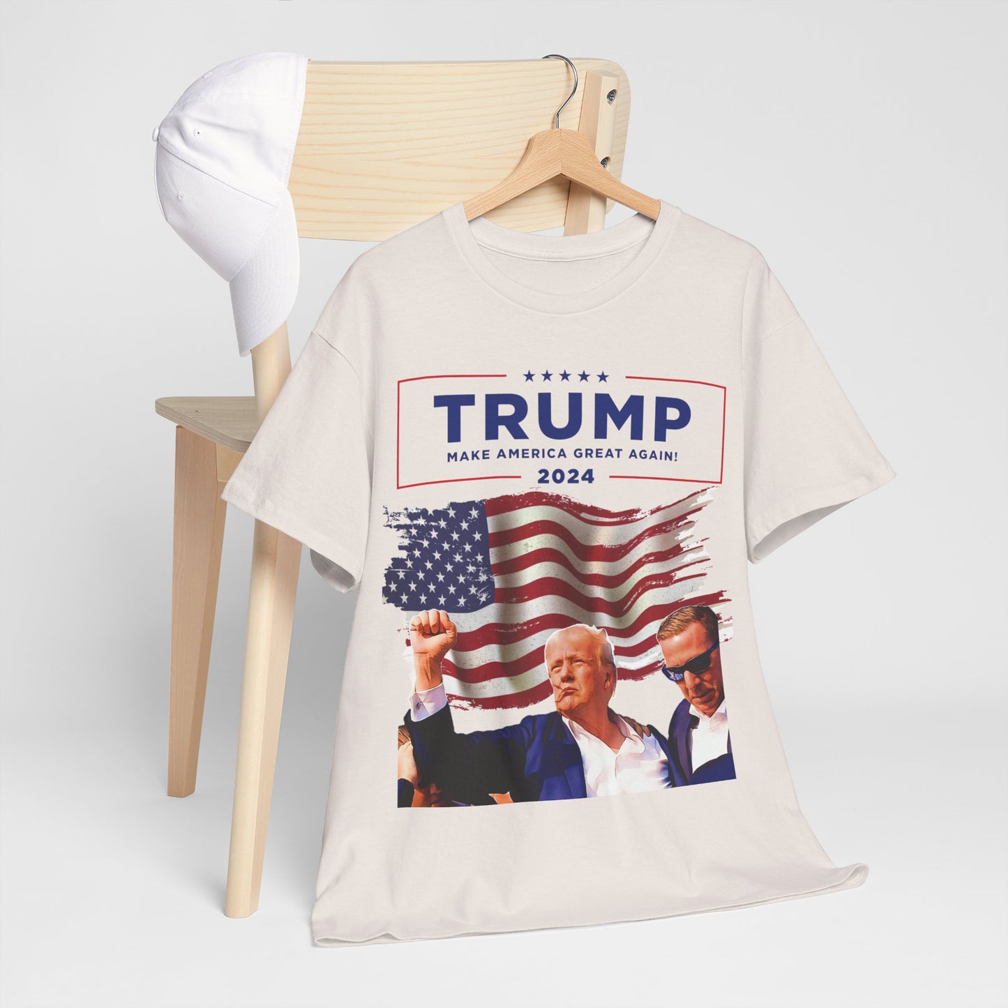 TRUMP Survival 2024 graphic tee. trump 2024. political humor. politics. gifts for him. gifts for patriots.