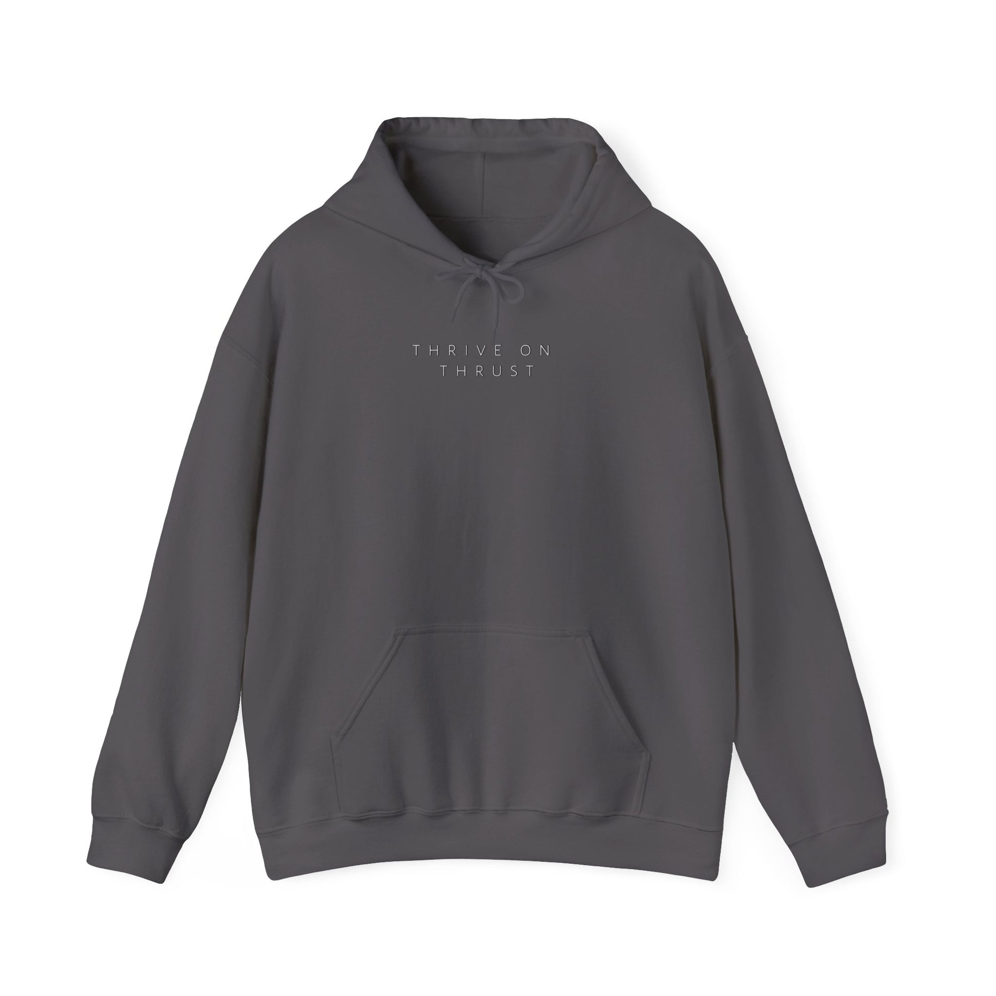 Thrive on Thrust. aviation. gifts for pilots. pilots. planes. gift aviation. graphic hoodie