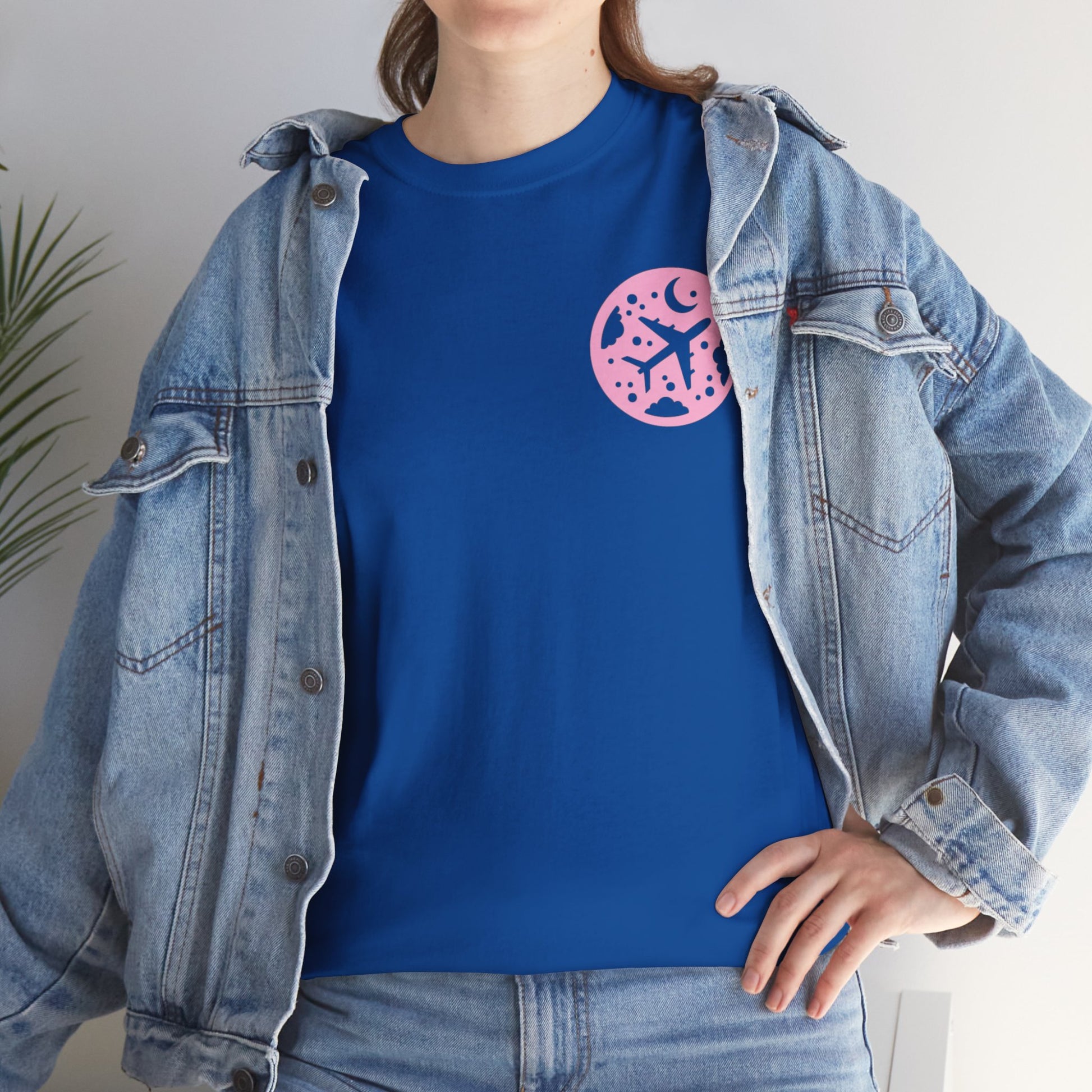 starry night. aviation. t-shirt. planes. sky. pilots. gifts