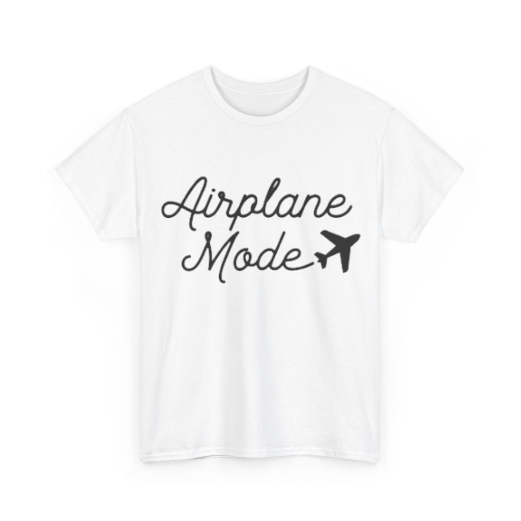 Airplane Mode Aviation Graphic Tee. gift for pilots. flight attendant. aviation lovers.