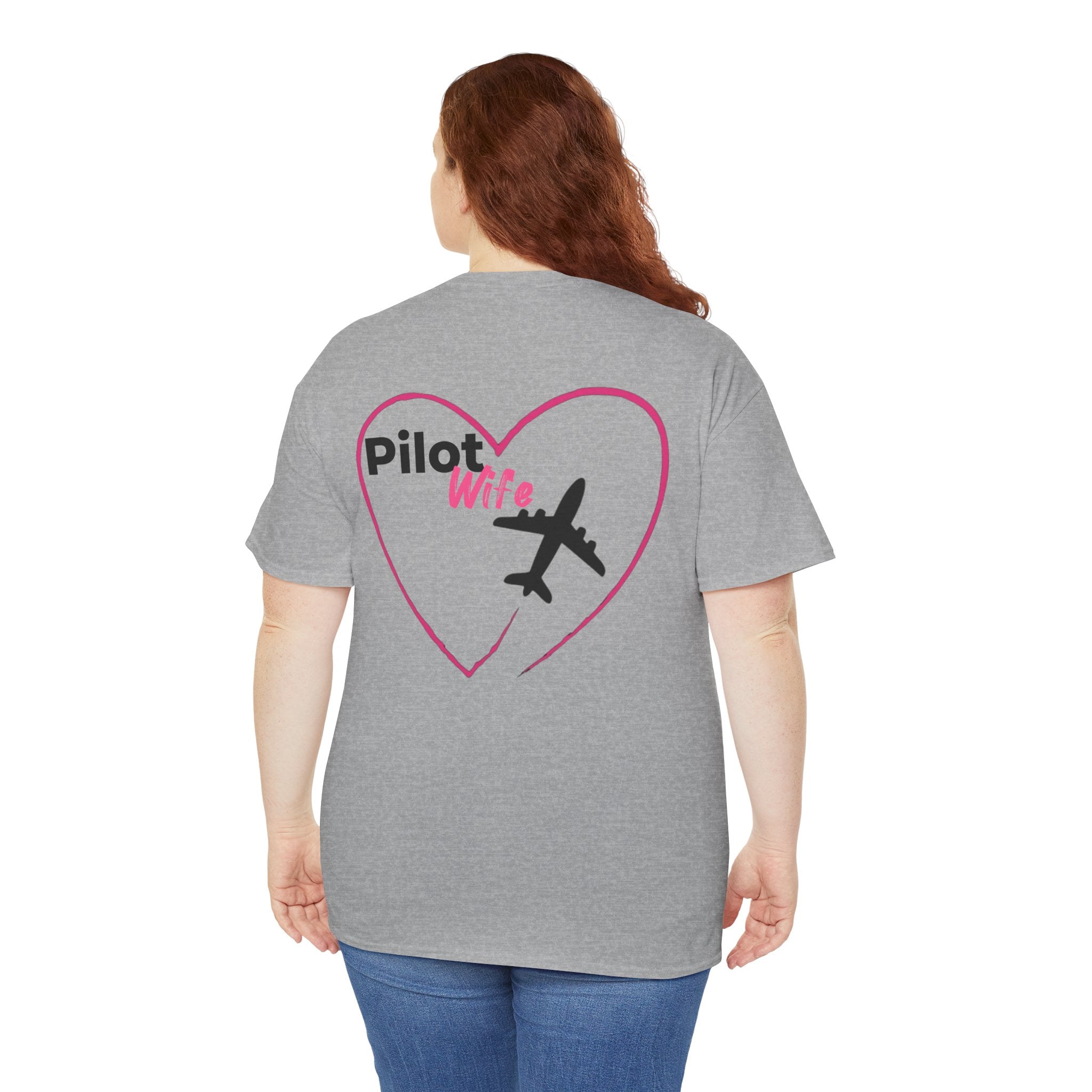 Pilot Wife t-shirt. pilots. gifts. for her. aviation. planes. pilot. anniversary.