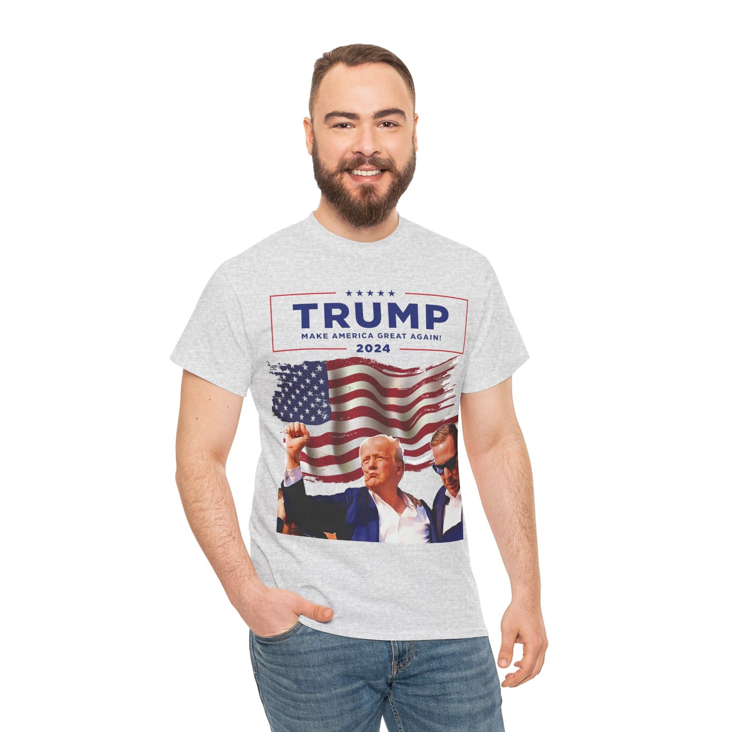 TRUMP Survival 2024 graphic tee. trump 2024. political humor. politics. gifts for him. gifts for patriots.