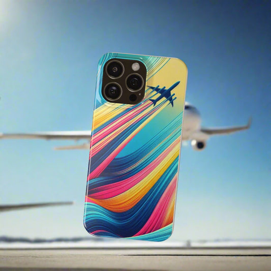 AVIATION INSPIRED ARTWORK iphone case. 13.14.15 pro max Slim Cases