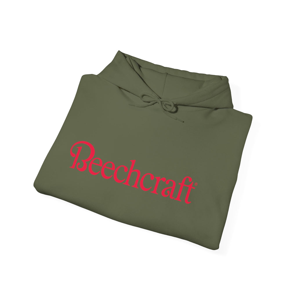 BEECHCRAFT. AVIATION HOODIE. gift for pilots. graphic design. (logo)