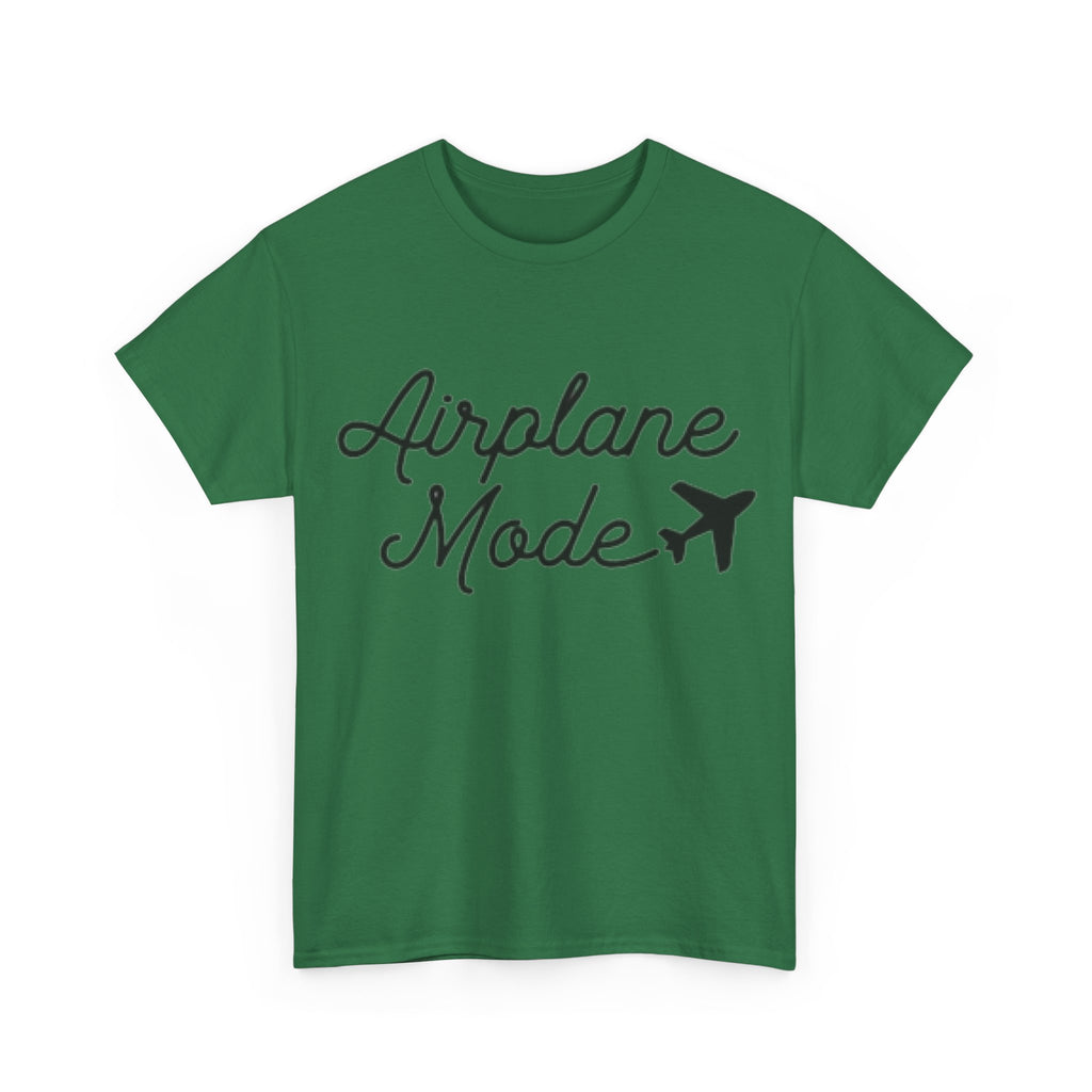 Airplane Mode Aviation Graphic Tee. gift for pilots. flight attendant. aviation lovers.
