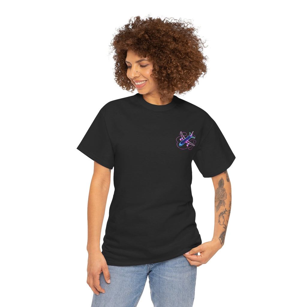 Neon Plane Quick Turns Tee