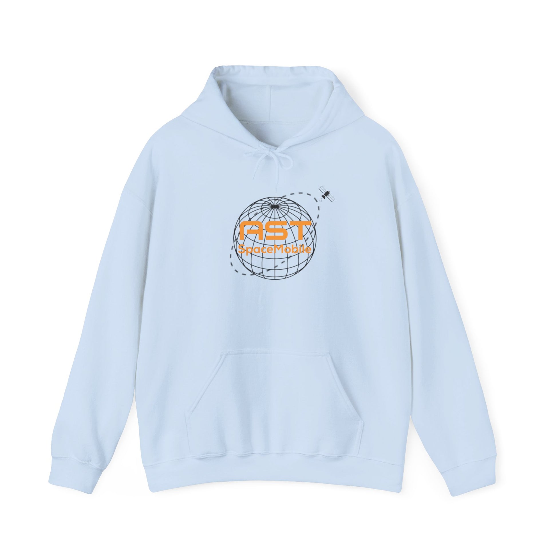 Globe Grid Hoodie - 'AST' Retro Orange Tech Logo