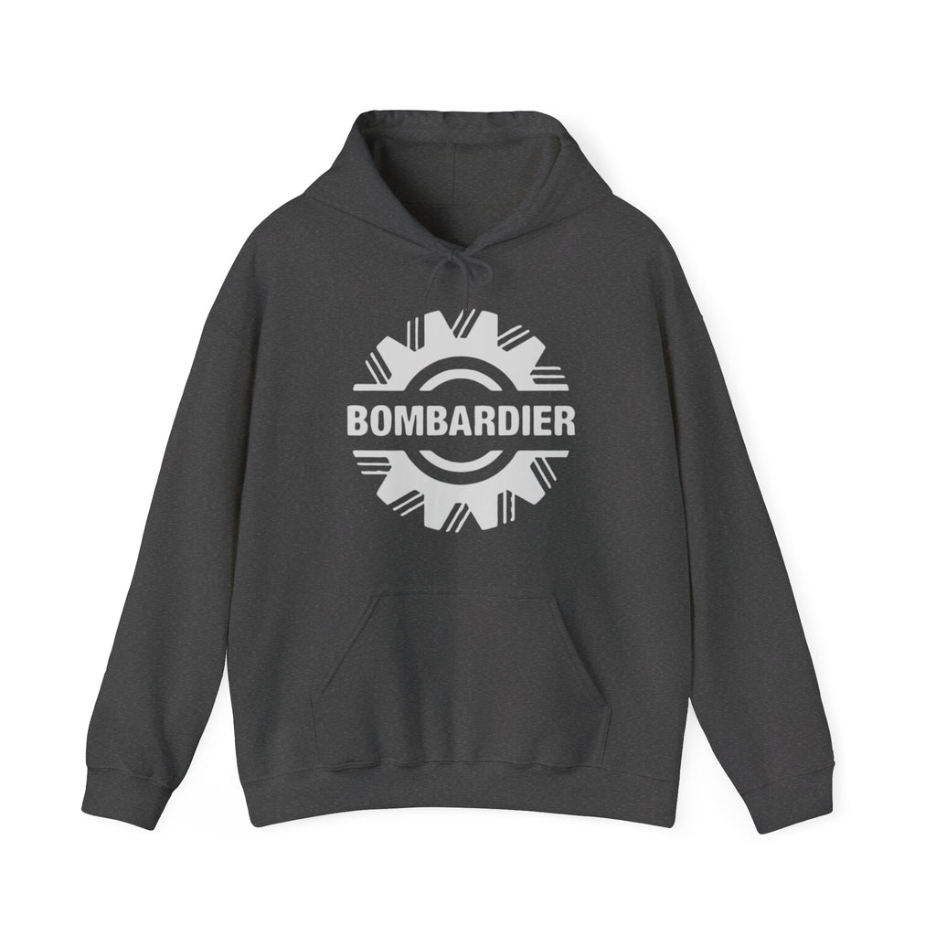 Bombardier hoodie. pilots aviation. (logo)