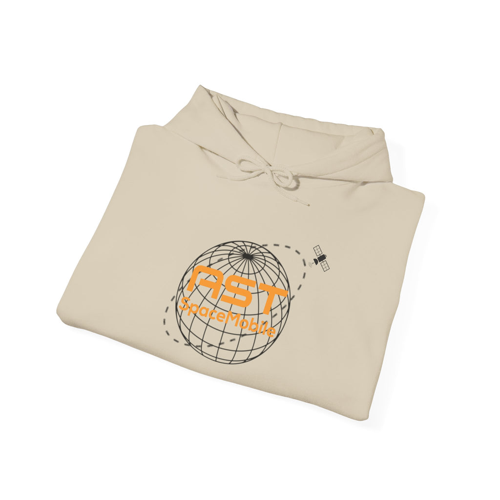 Globe Grid Hoodie - 'AST' Retro Orange Tech Logo