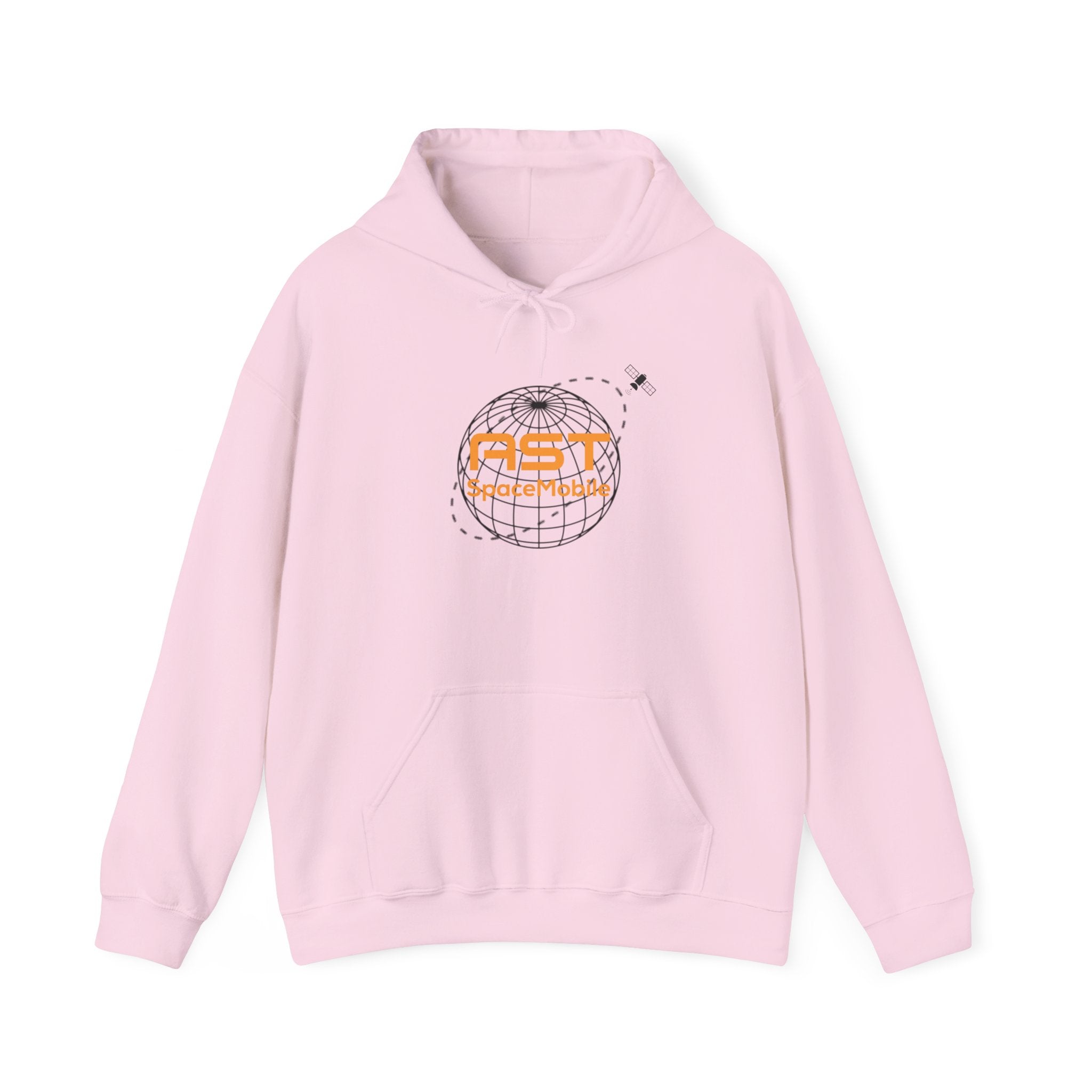 Globe Grid Hoodie - 'AST' Retro Orange Tech Logo
