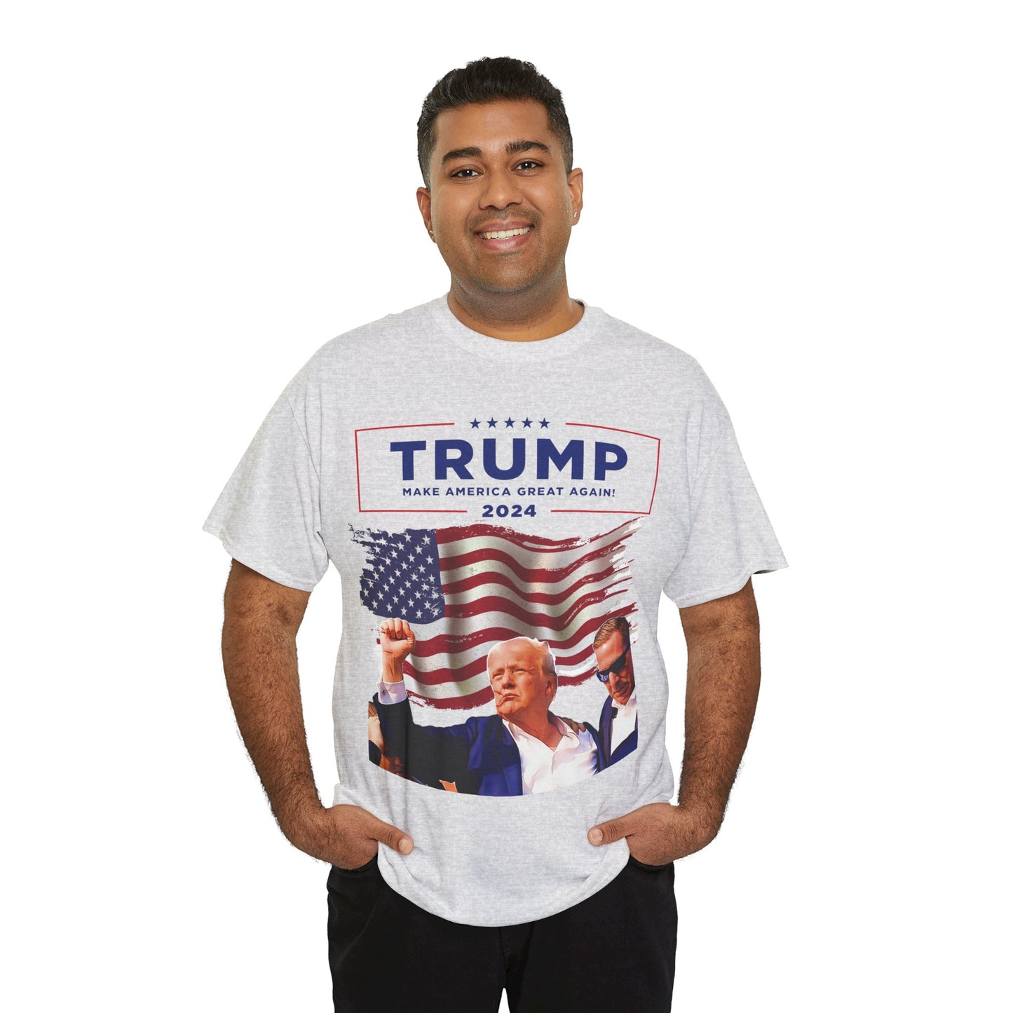 TRUMP Survival 2024 graphic tee. trump 2024. political humor. politics. gifts for him. gifts for patriots.