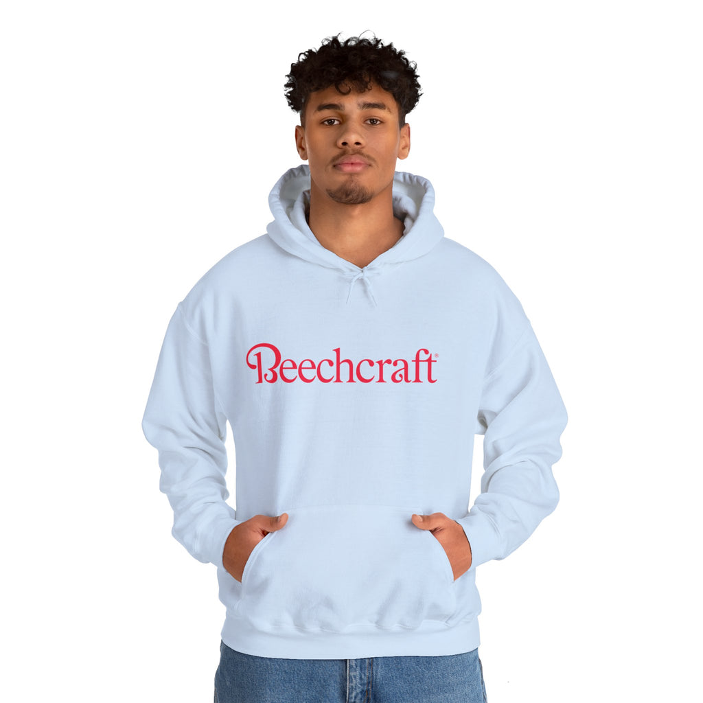 BEECHCRAFT. AVIATION HOODIE. gift for pilots. graphic design. (logo)