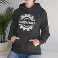 Bombardier hoodie. pilots aviation. (logo)