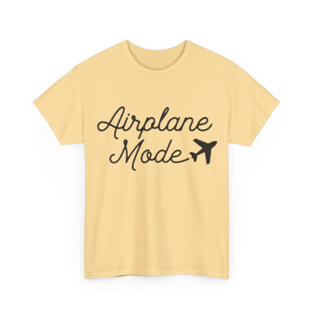 Airplane Mode Aviation Graphic Tee. gift for pilots. flight attendant. aviation lovers.