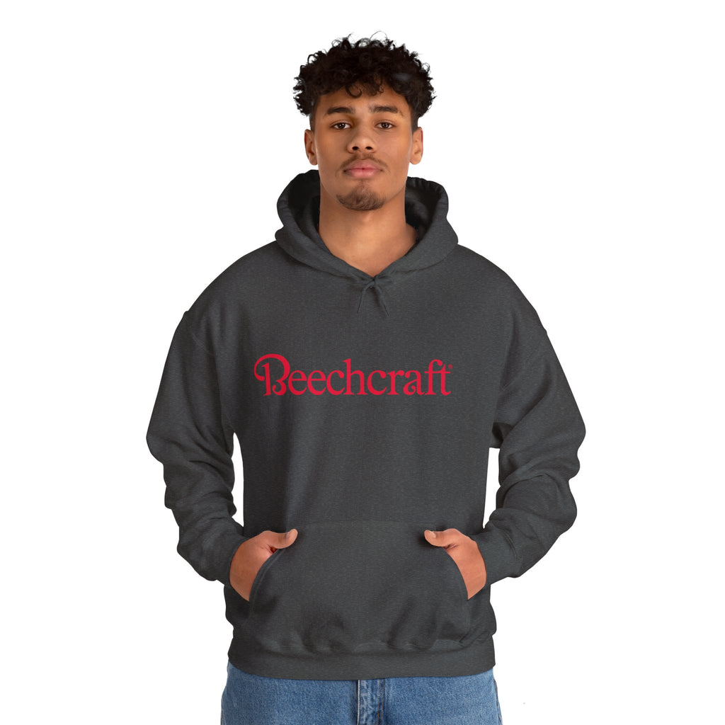 BEECHCRAFT. AVIATION HOODIE. gift for pilots. graphic design. (logo)